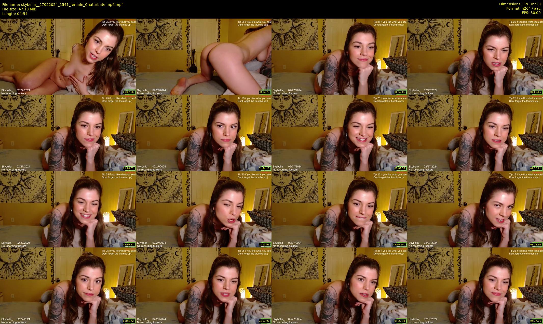skybella_ — 5 minute Chaturbate female cam show recording, 720p, Feb 27, 2024
