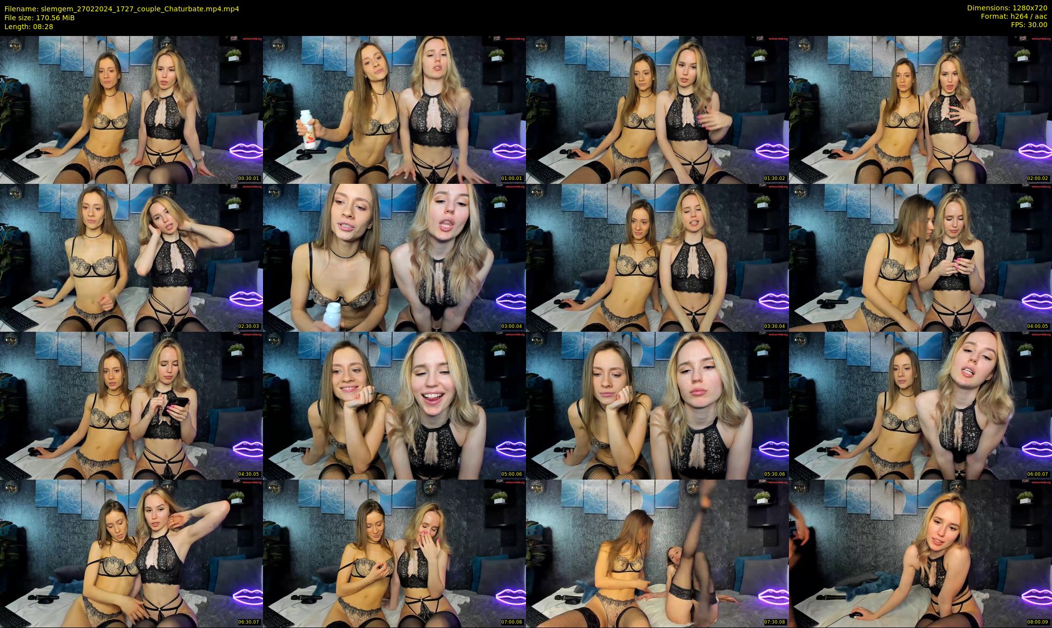 slemgem — 9 minute Chaturbate couple cam show recording, 720p, Feb 27, 2024