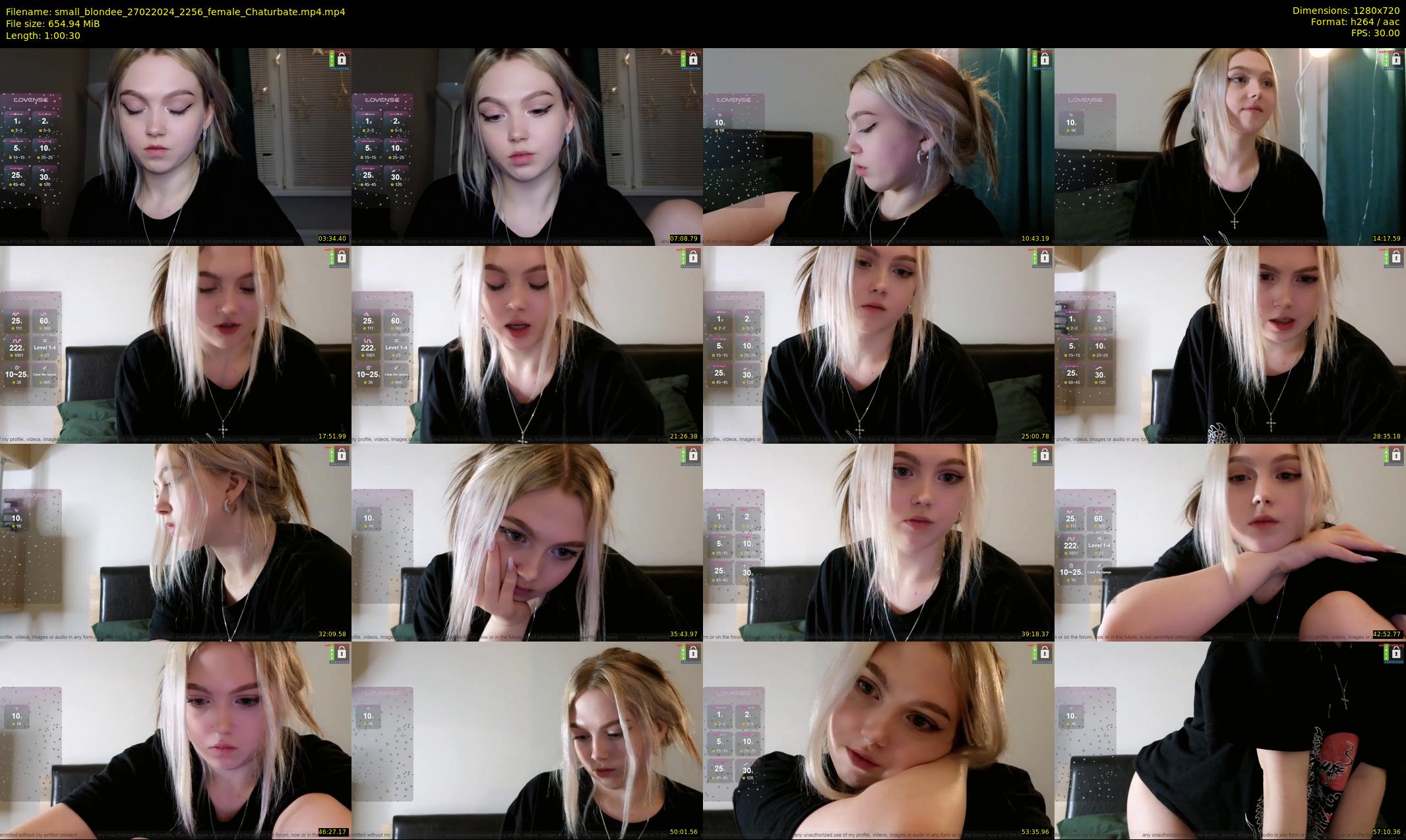 small_blondee — 61 minute Chaturbate female cam show recording, 720p, Feb 27, 2024