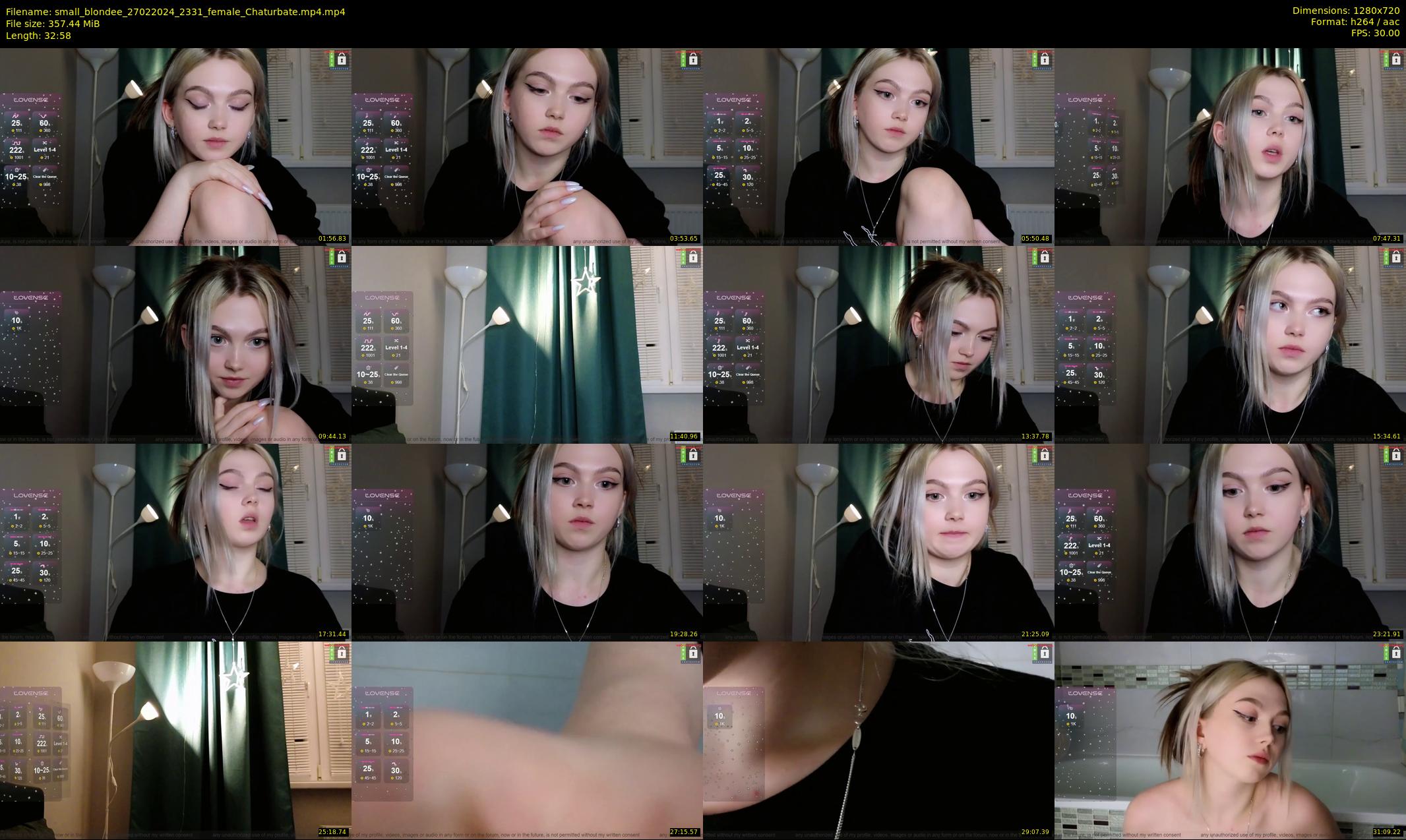small_blondee — 33 minute Chaturbate female cam show recording, 720p, Feb 27, 2024