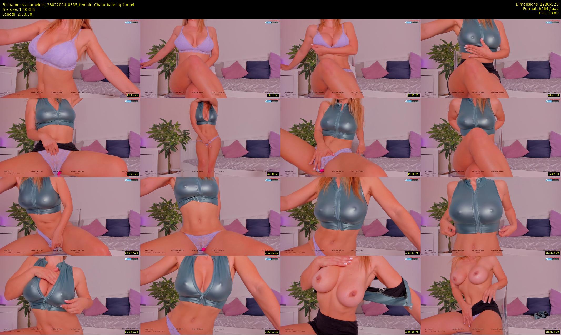 ssshameless — 120 minute Chaturbate female cam show recording, 720p, Feb 28, 2024