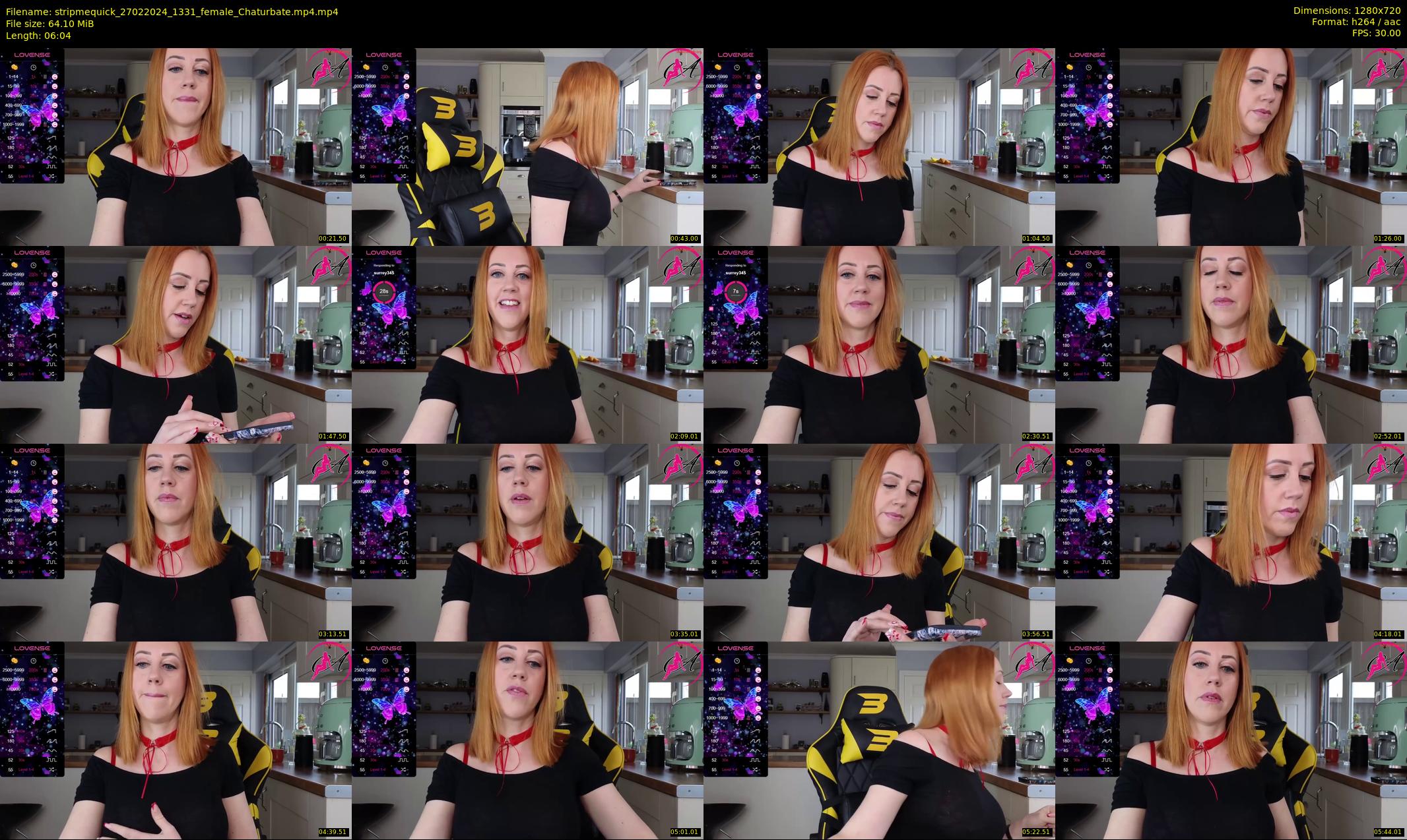stripmequick — 7 minute Chaturbate female cam show recording, 720p, Feb 27, 2024