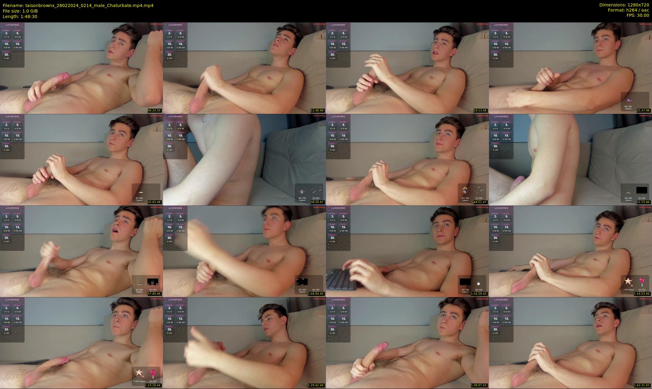 taisonbrownx — 109 minute Chaturbate male cam show recording, 720p, Feb 28, 2024