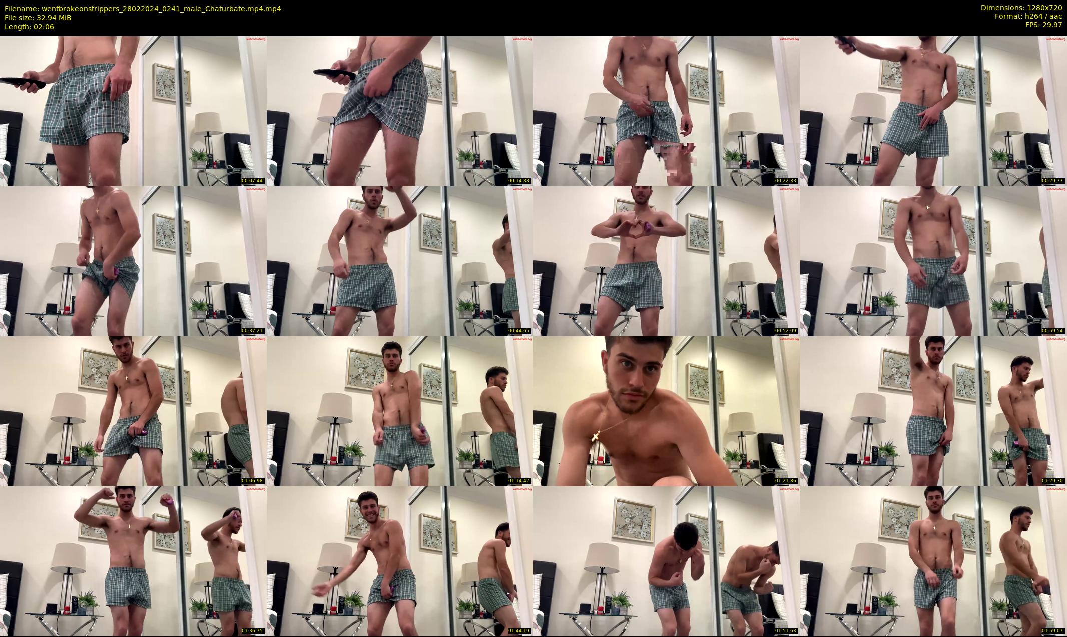 wentbrokeonstrippers — 3 minute Chaturbate male cam show recording, 720p, Feb 28, 2024