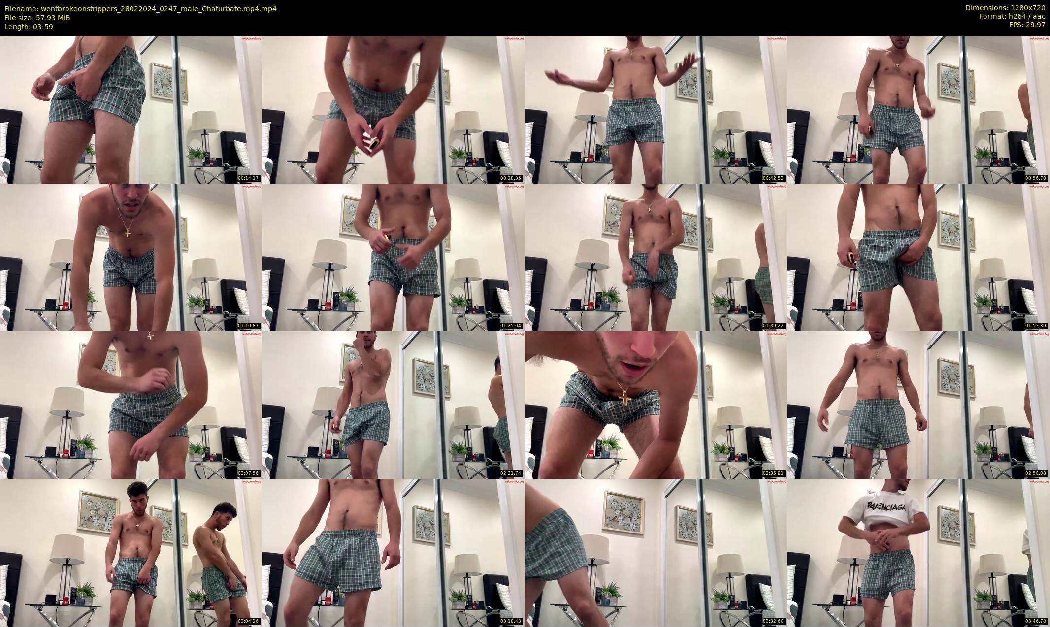 wentbrokeonstrippers — 4 minute Chaturbate male cam show recording, 720p, Feb 28, 2024