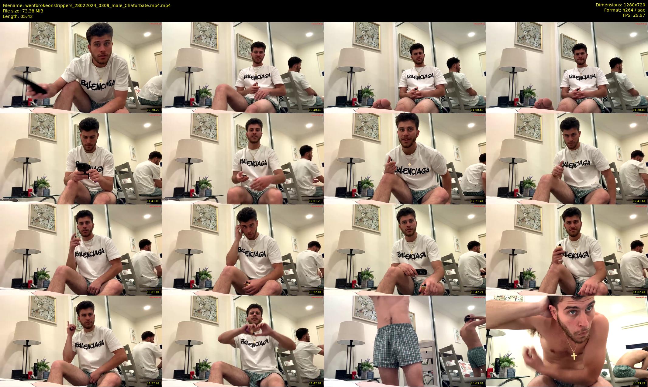 wentbrokeonstrippers — 6 minute Chaturbate male cam show recording, 720p, Feb 28, 2024
