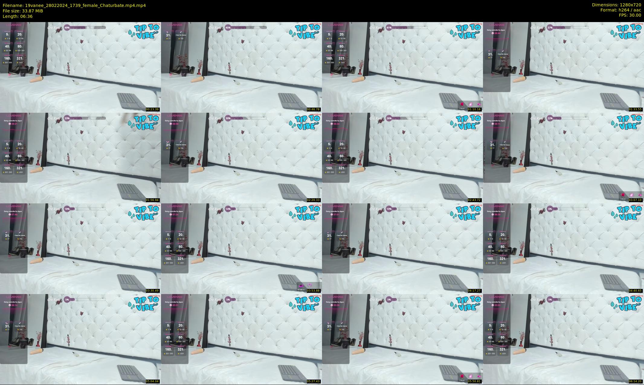 19vanee — 7 minute Chaturbate female cam show recording, 720p, Feb 28, 2024