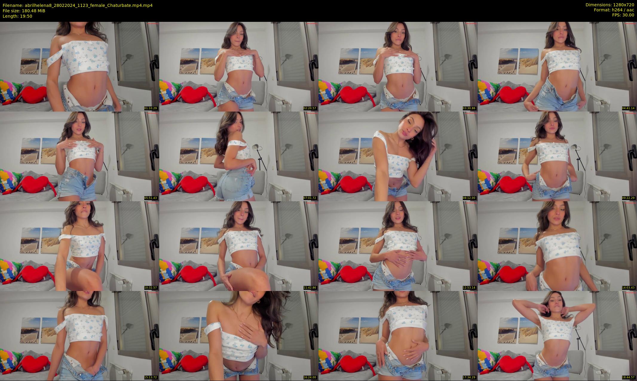 abrilhelena8 — 20 minute Chaturbate female cam show recording, 720p, Feb 28, 2024