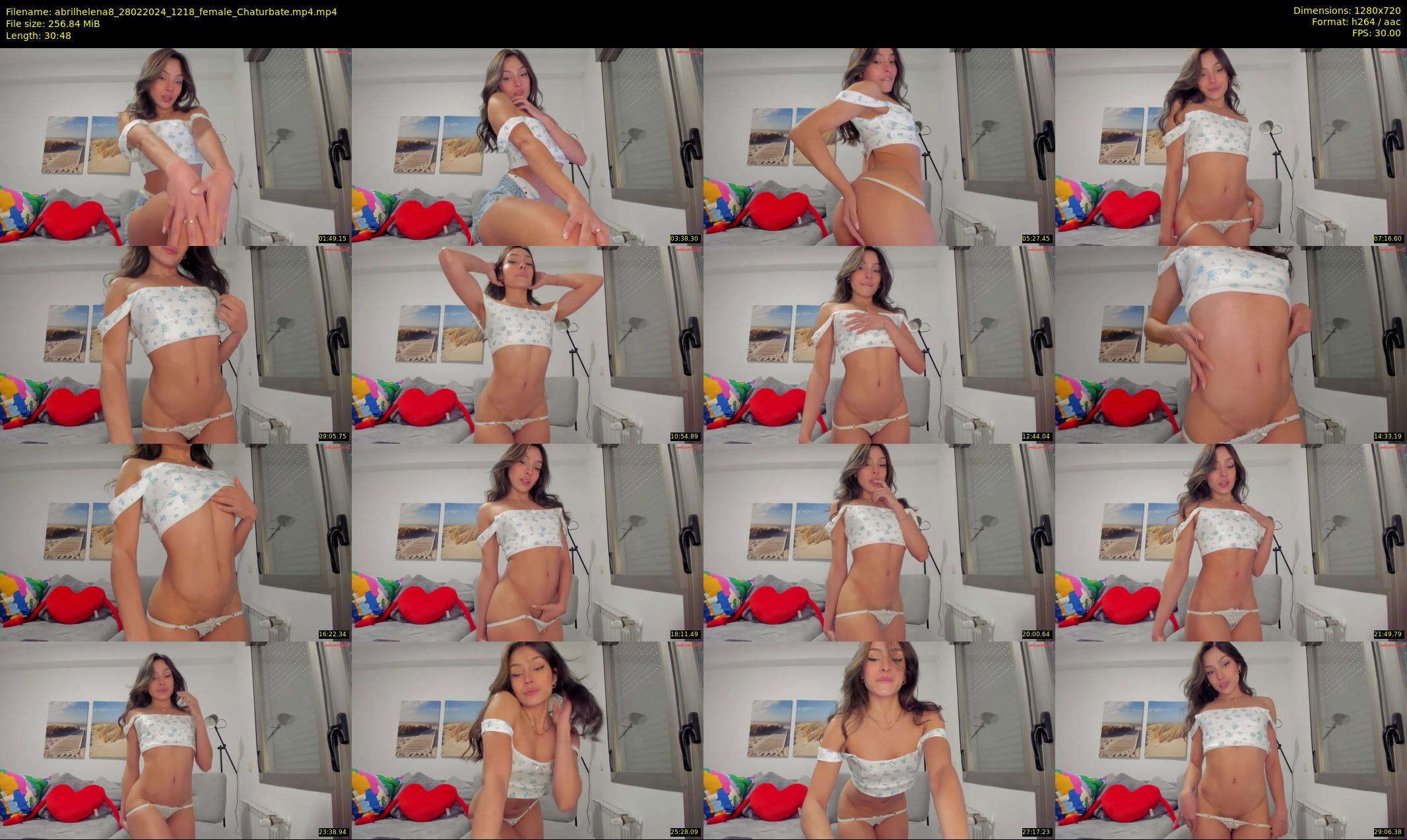 abrilhelena8 — 31 minute Chaturbate female cam show recording, 720p, Feb 28, 2024