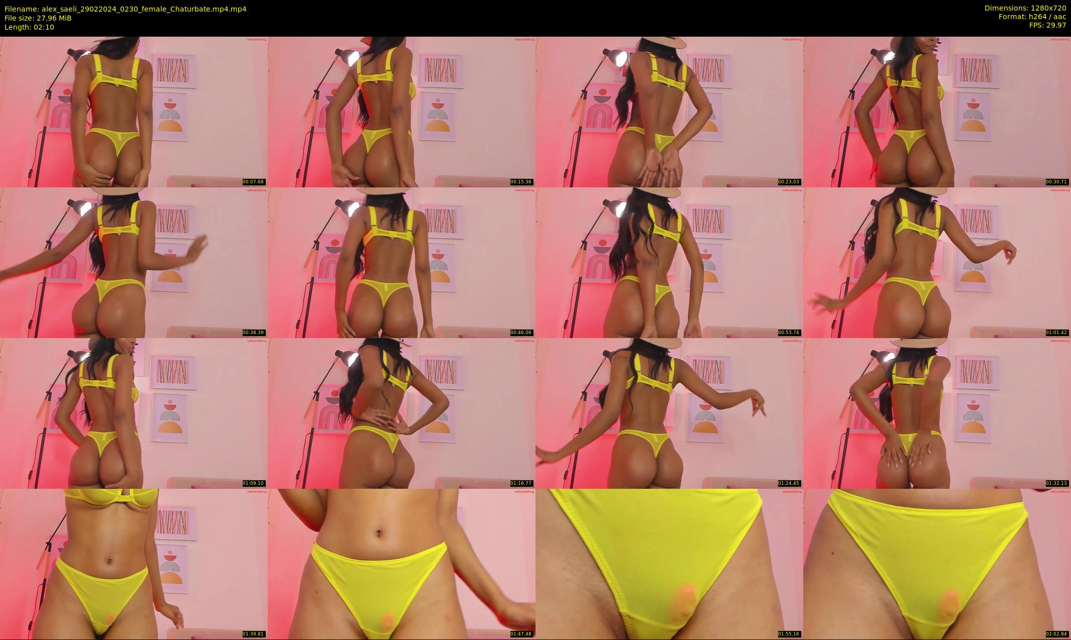 alex_saeli — 3 minute Chaturbate female cam show recording, 720p, Feb 29, 2024