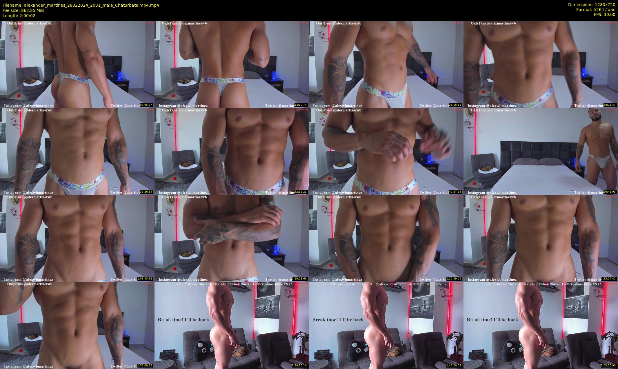 alexander_martines — 121 minute Chaturbate male cam show recording, 720p, Feb 28, 2024