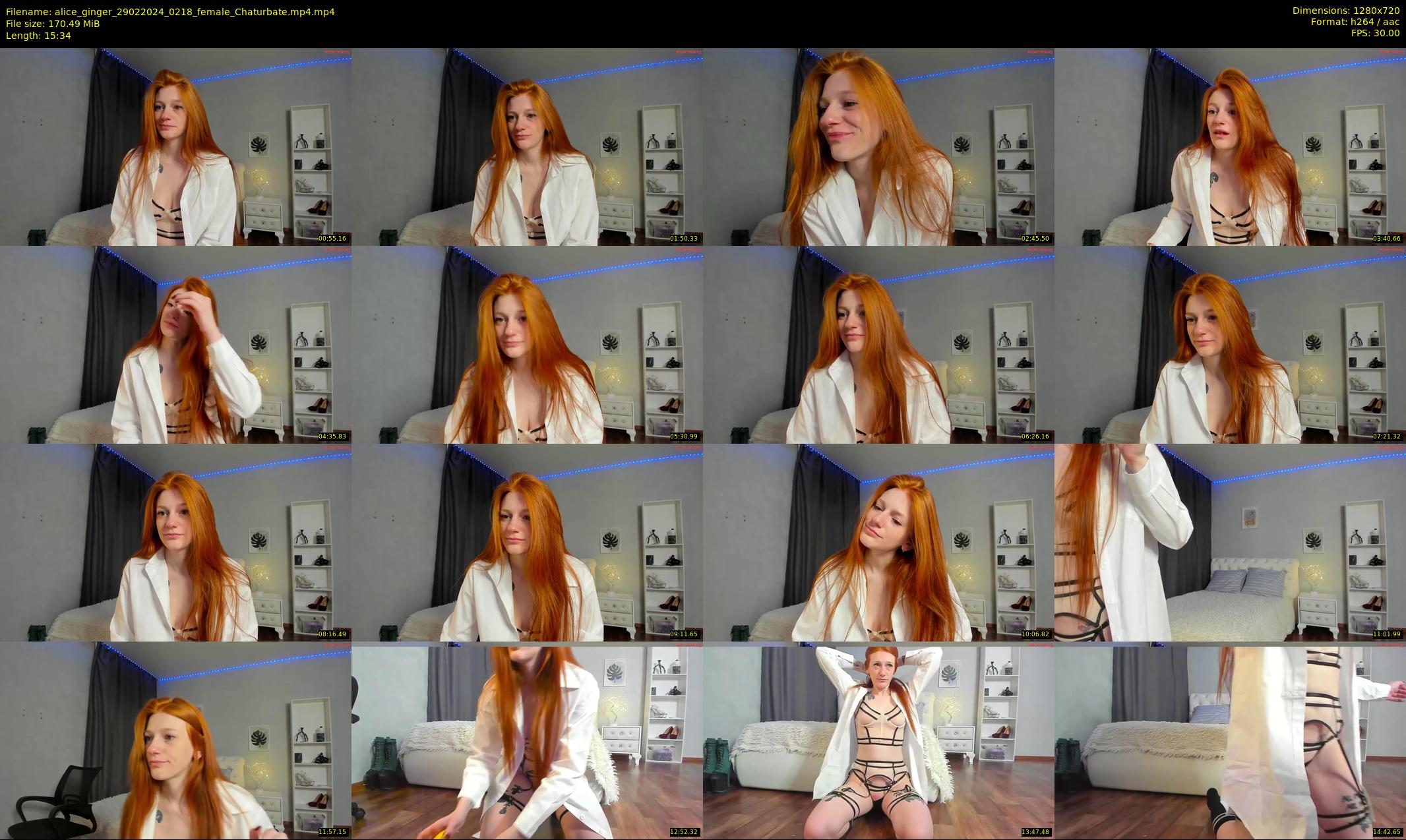 alice_ginger — 16 minute Chaturbate female cam show recording, 720p, Feb 29, 2024