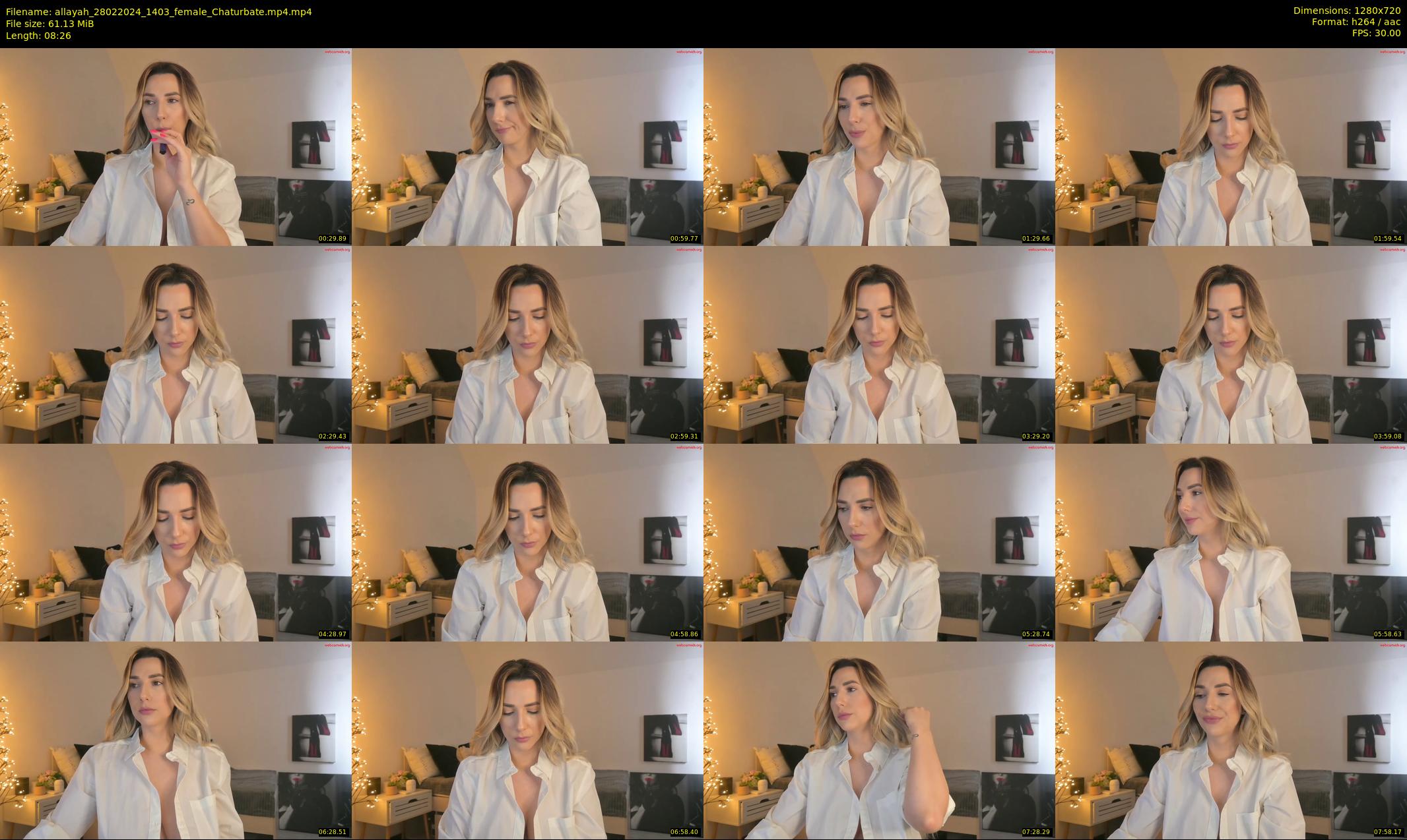 allayah — 9 minute Chaturbate female cam show recording, 720p, Feb 28, 2024