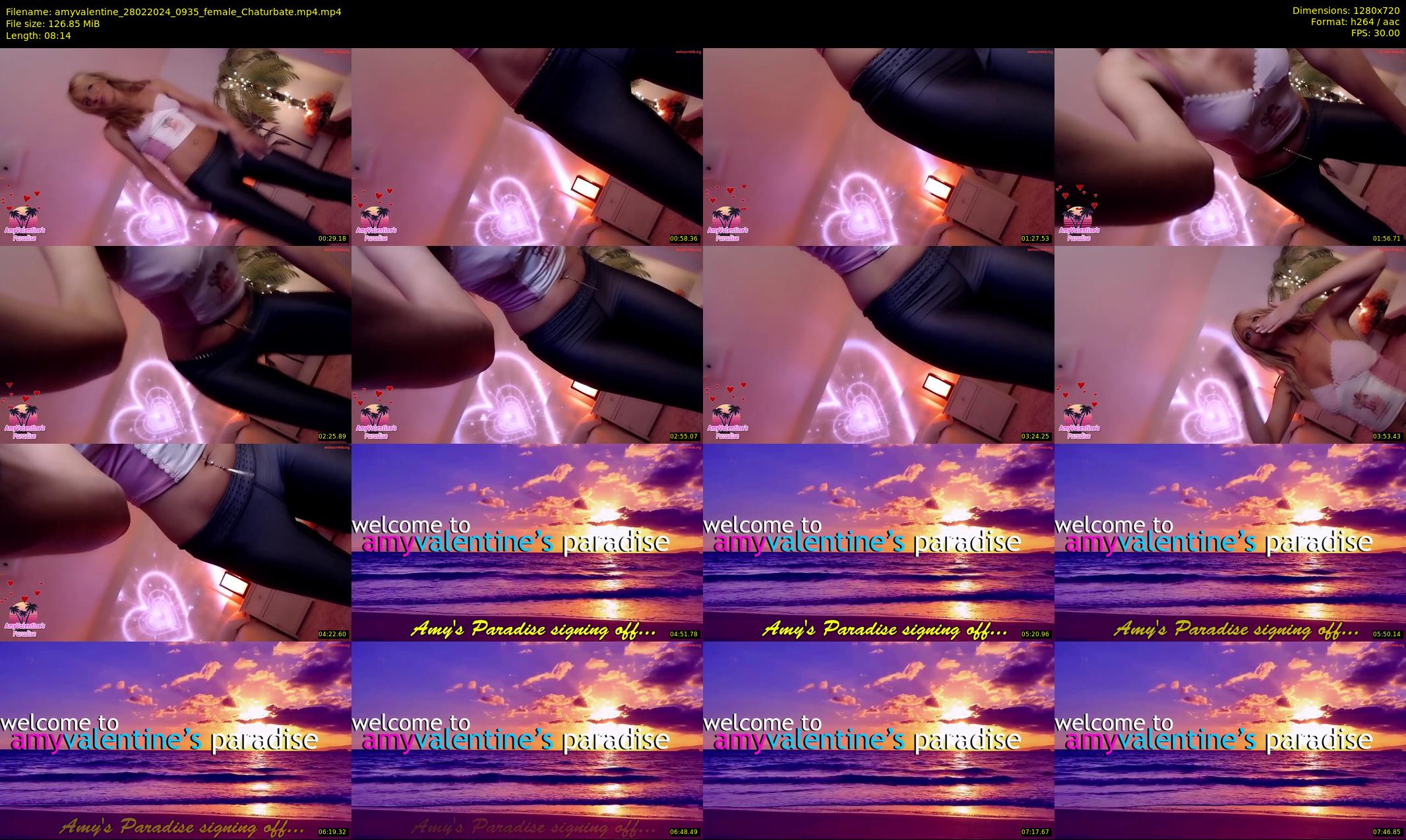 amyvalentine — 9 minute Chaturbate female cam show recording, 720p, Feb 28, 2024