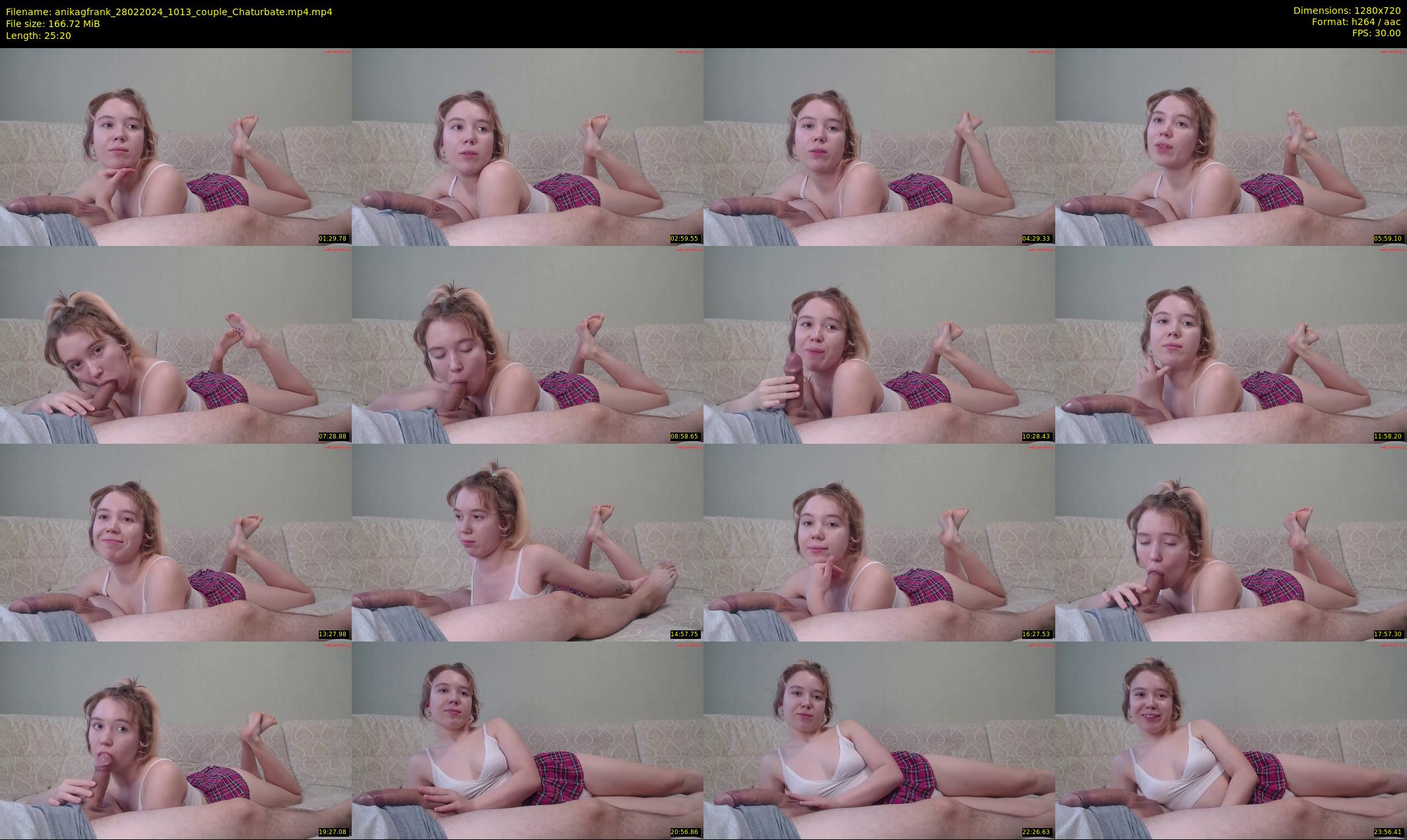 anikagfrank — 26 minute Chaturbate couple cam show recording, 720p, Feb 28, 2024