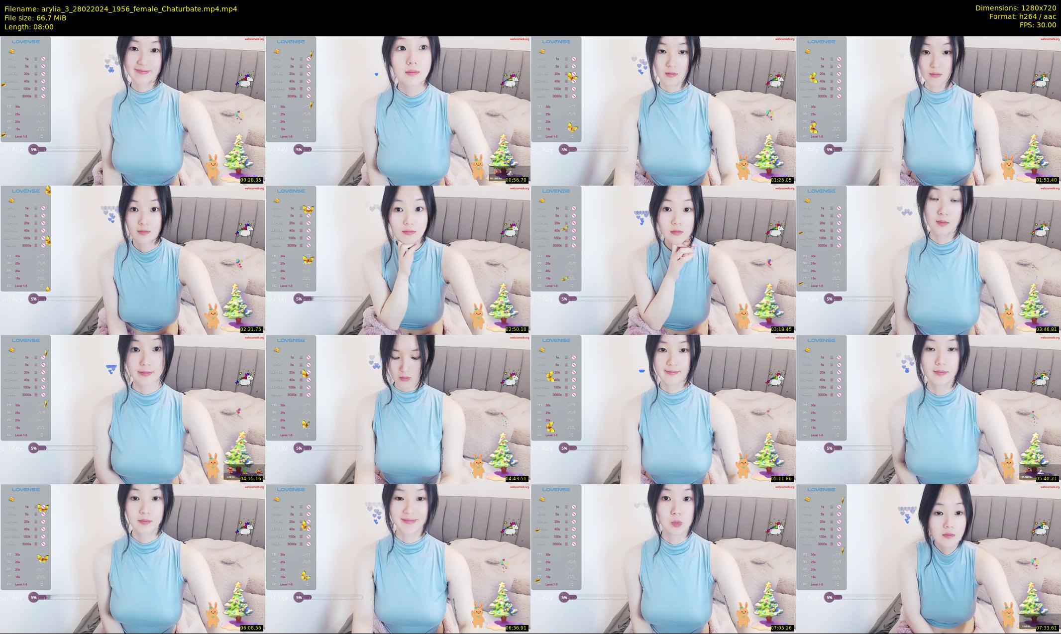 arylia_3 — 8 minute Chaturbate female cam show recording, 720p, Feb 28, 2024