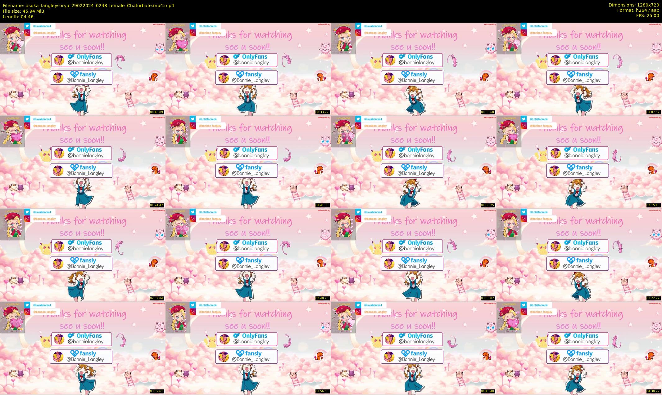 asuka_langleysoryu — 5 minute Chaturbate female cam show recording, 720p, Feb 29, 2024