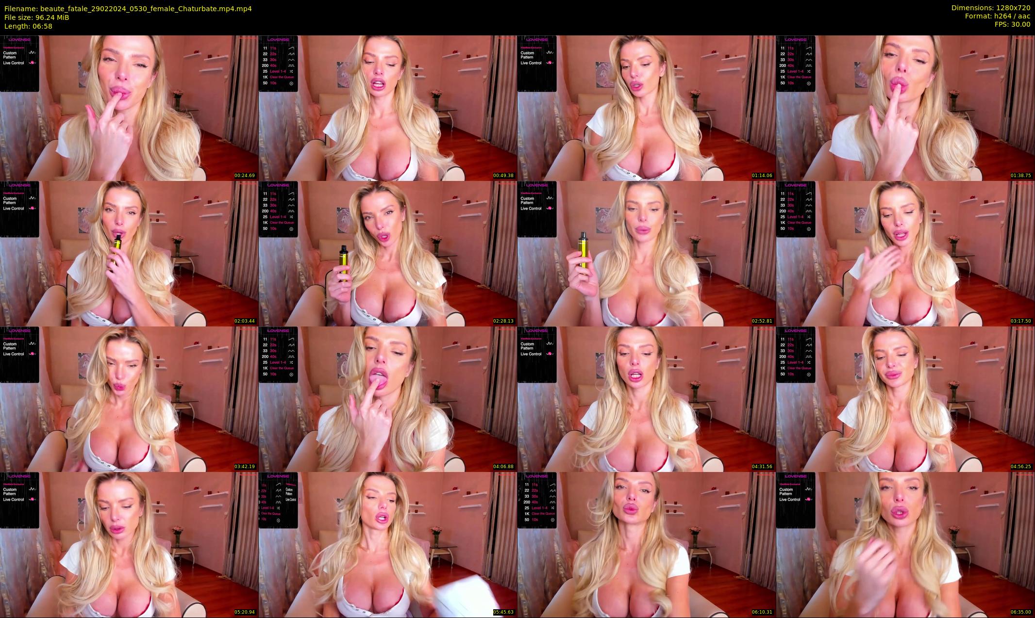 beaute_fatale — 7 minute Chaturbate female cam show recording, 720p, Feb 29, 2024