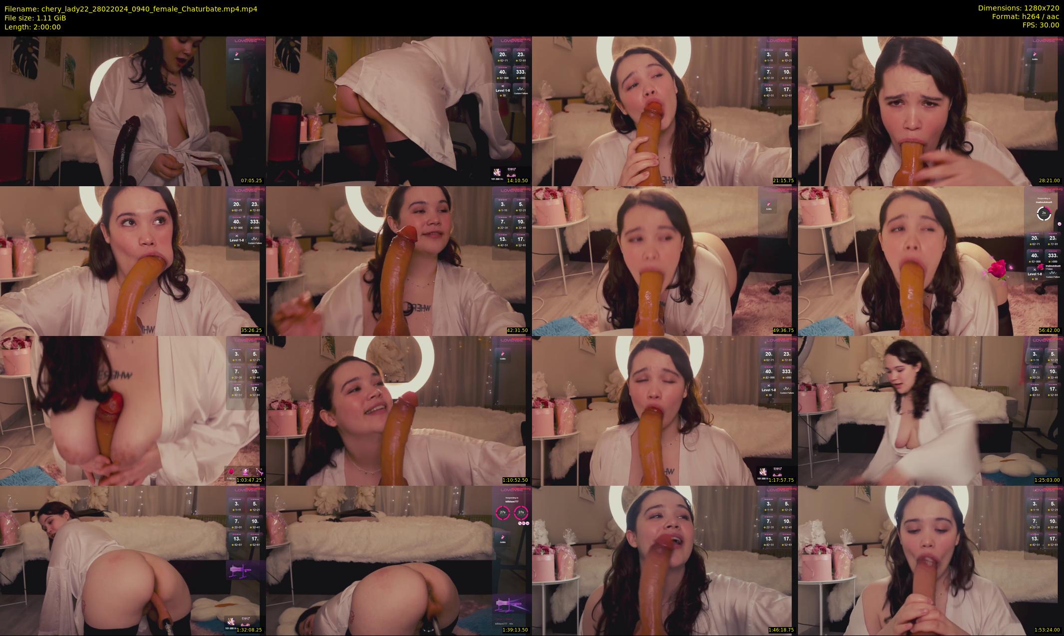 chery_lady22 — 120 minute Chaturbate female cam show recording, 720p, Feb 28, 2024
