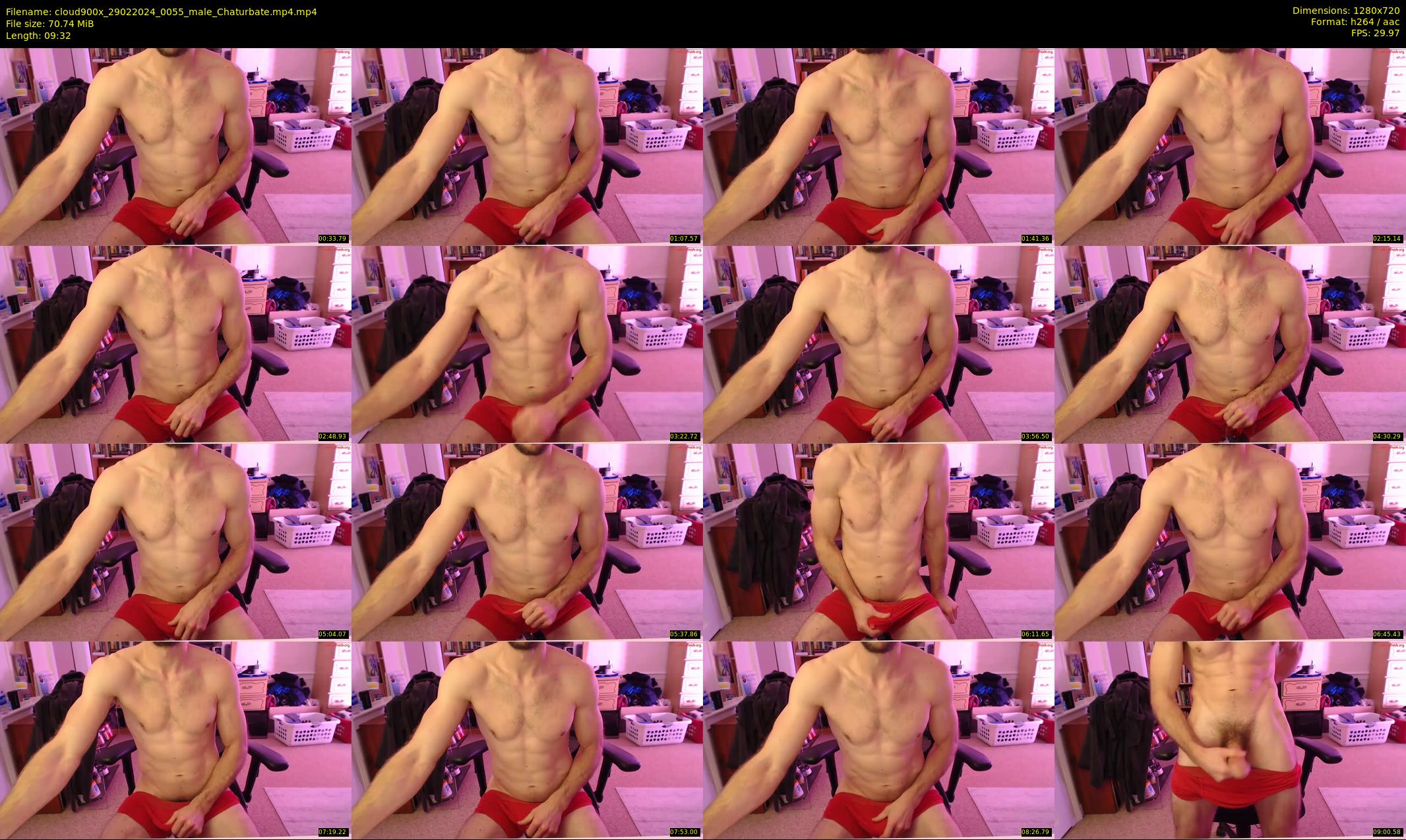 cloud900x — 10 minute Chaturbate male cam show recording, 720p, Feb 29, 2024