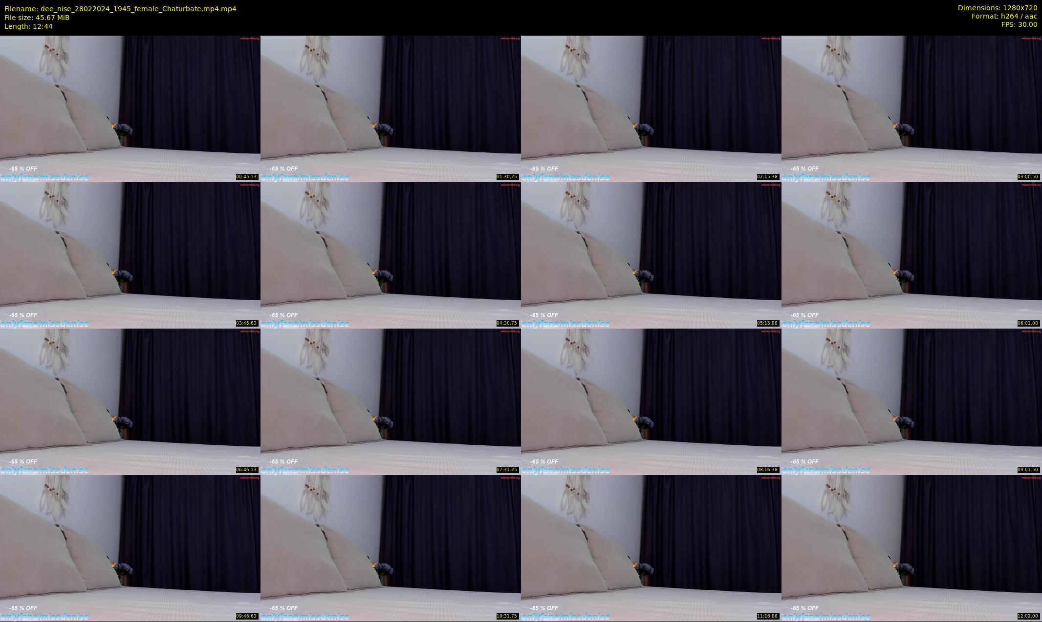dee_nise — 13 minute Chaturbate female cam show recording, 720p, Feb 28, 2024