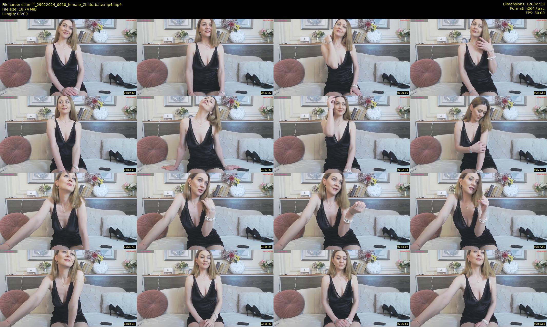 ellamilf — 3 minute Chaturbate female cam show recording, 720p, Feb 29, 2024