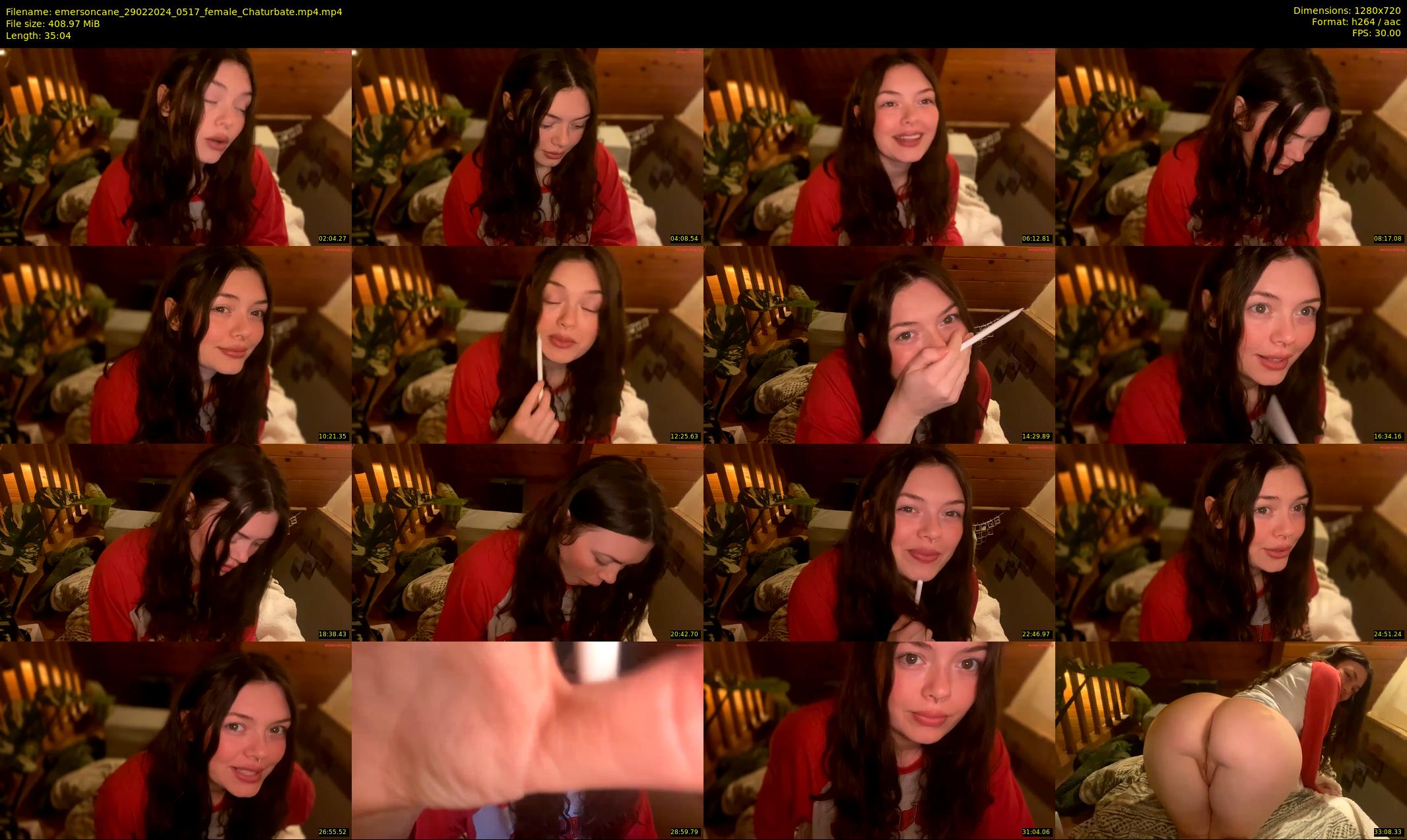 emersoncane — 36 minute Chaturbate female cam show recording, 720p, Feb 29, 2024
