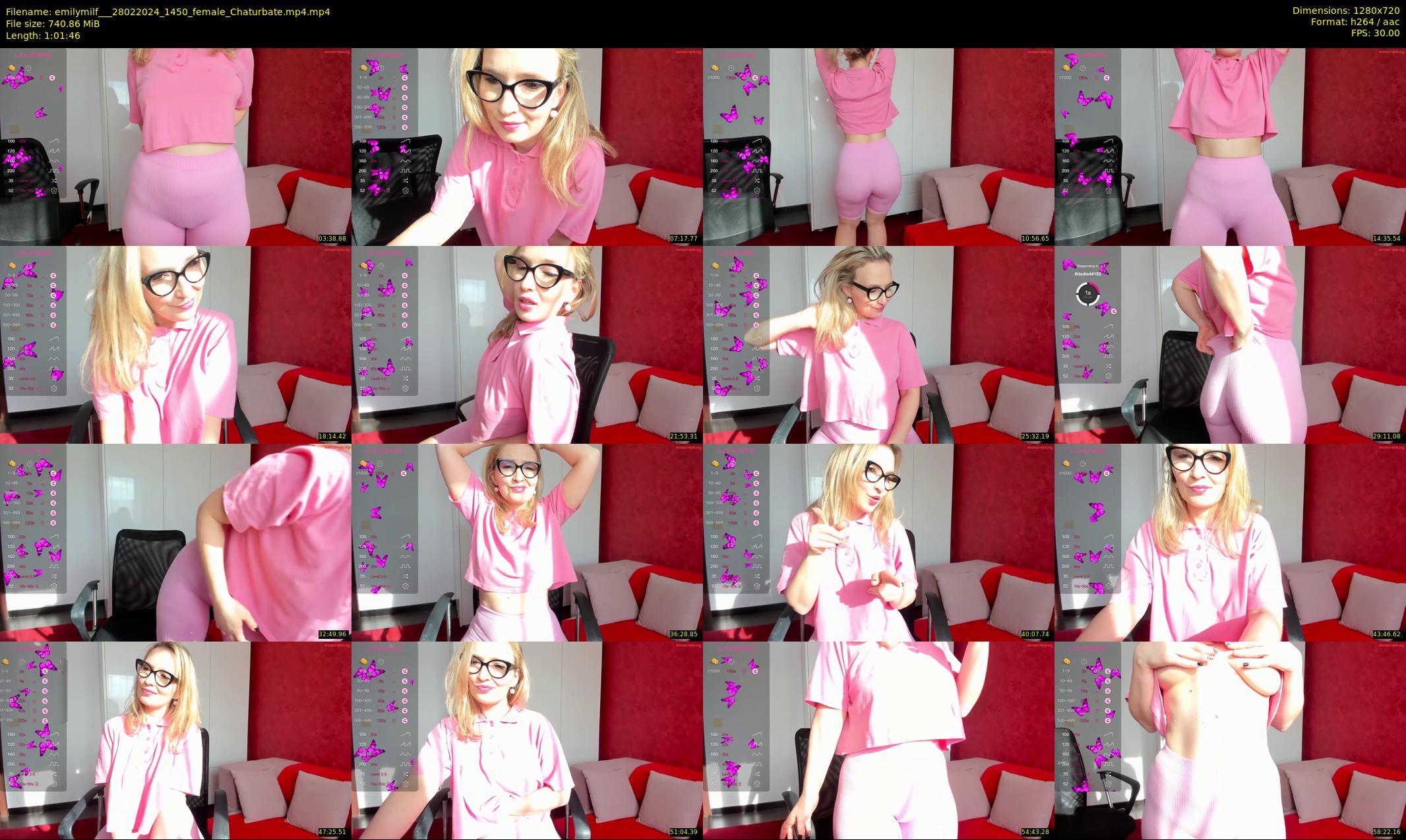 emilymilf__ — 62 minute Chaturbate female cam show recording, 720p, Feb 28, 2024