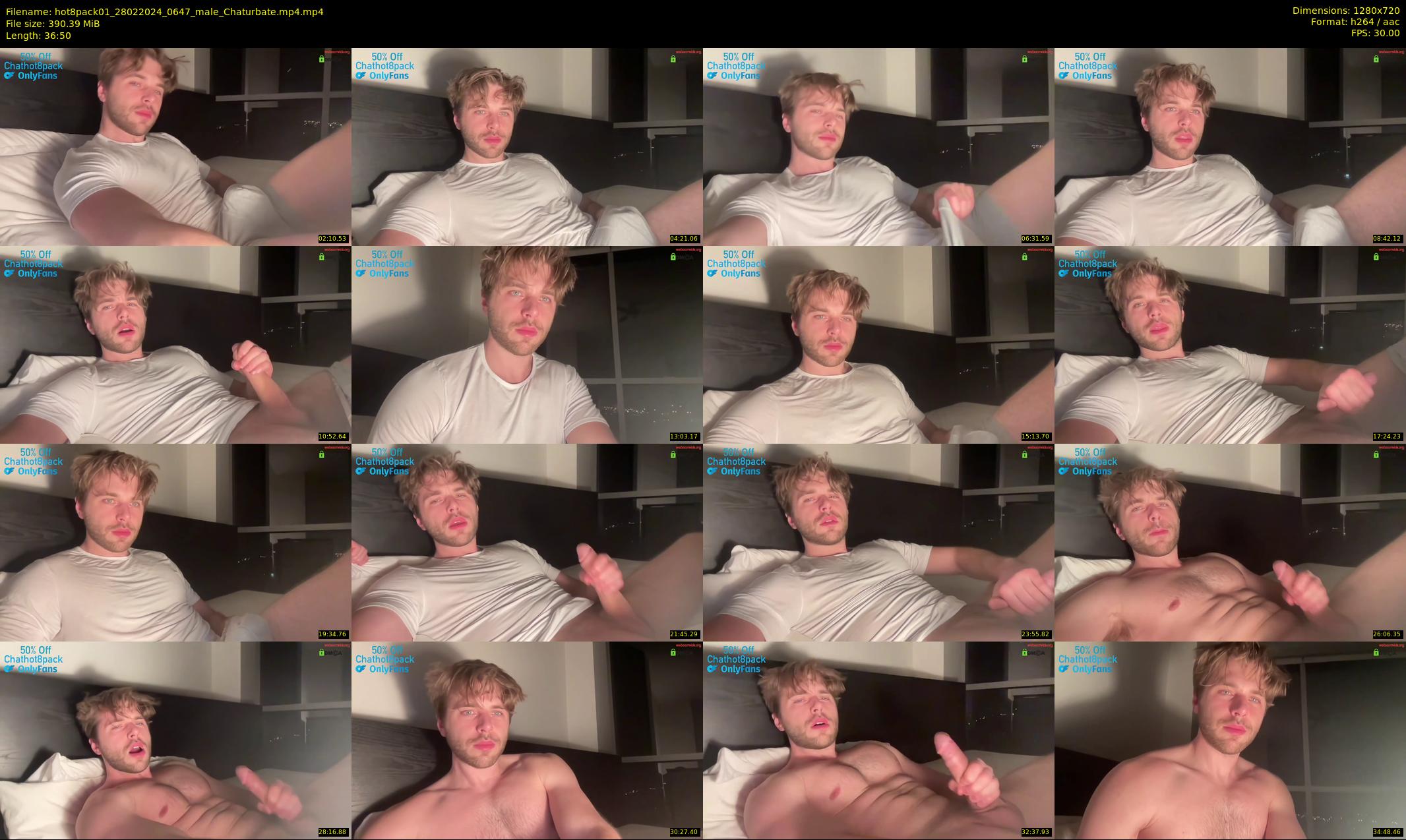 hot8pack01 — 37 minute Chaturbate male cam show recording, 720p, Feb 28, 2024