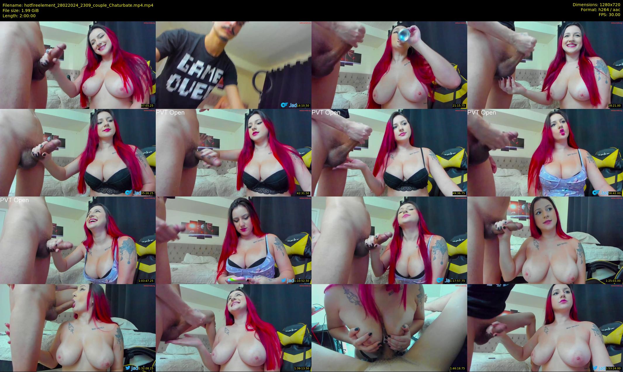 hotfireelement — 120 minute Chaturbate couple cam show recording, 720p, Feb 28, 2024