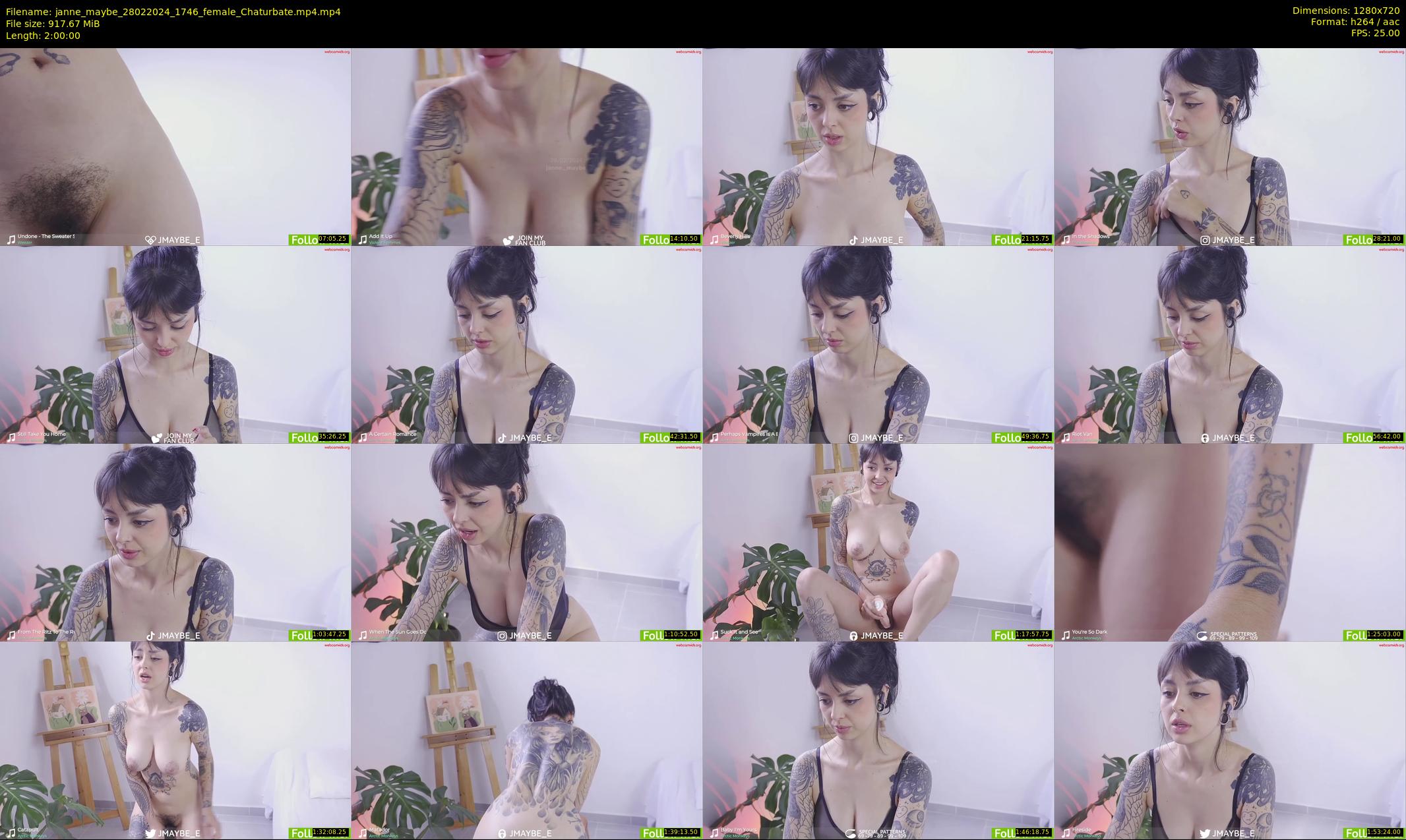 janne_maybe — 120 minute Chaturbate female cam show recording, 720p, Feb 28, 2024