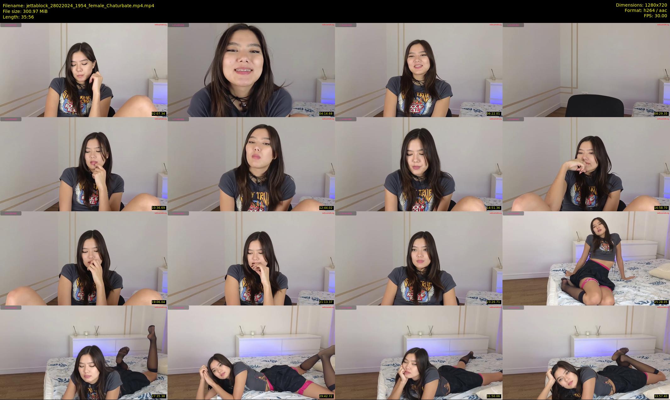 jettablock — 36 minute Chaturbate female cam show recording, 720p, Feb 28, 2024