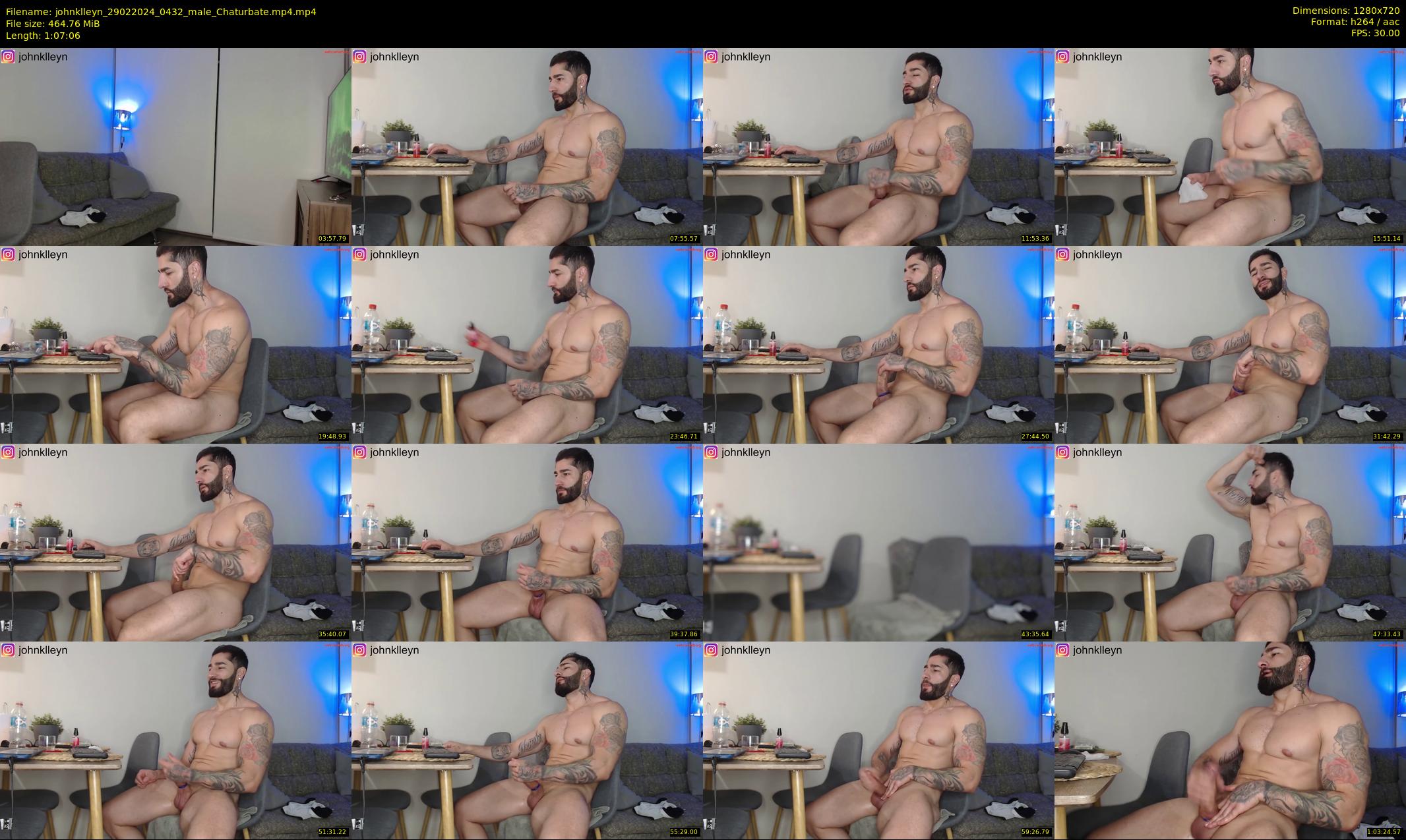johnklleyn — 68 minute Chaturbate male cam show recording, 720p, Feb 29, 2024