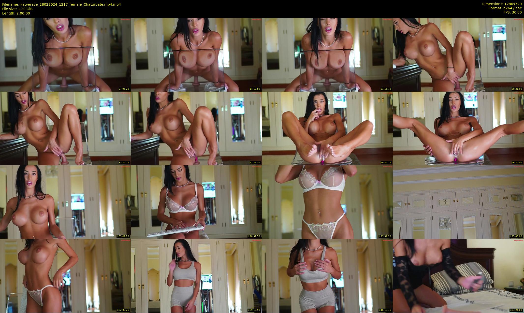 katyerave — 120 minute Chaturbate female cam show recording, 720p, Feb 28, 2024