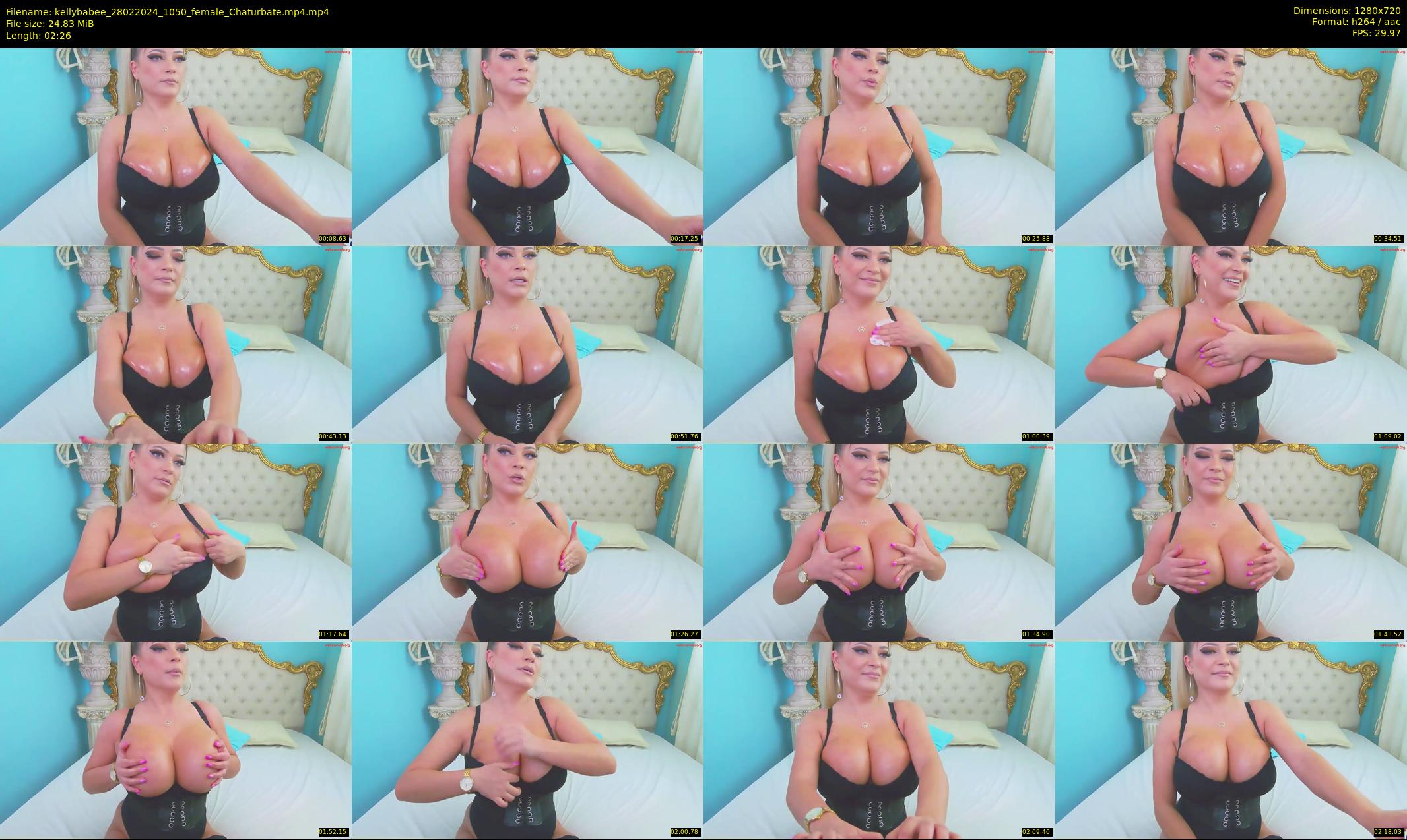 kellybabee — 3 minute Chaturbate female cam show recording, 720p, Feb 28, 2024