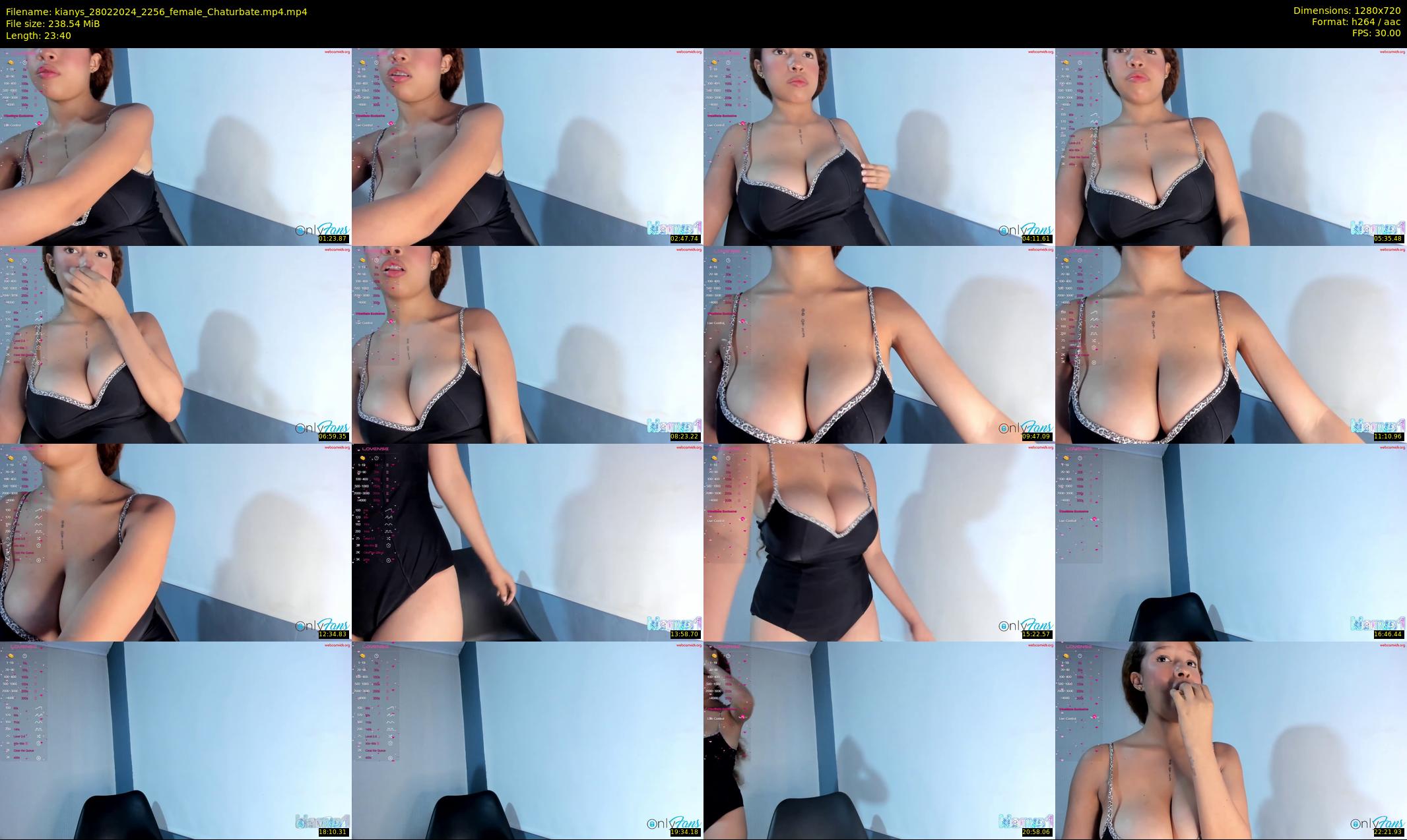 kianys — 24 minute Chaturbate female cam show recording, 720p, Feb 28, 2024