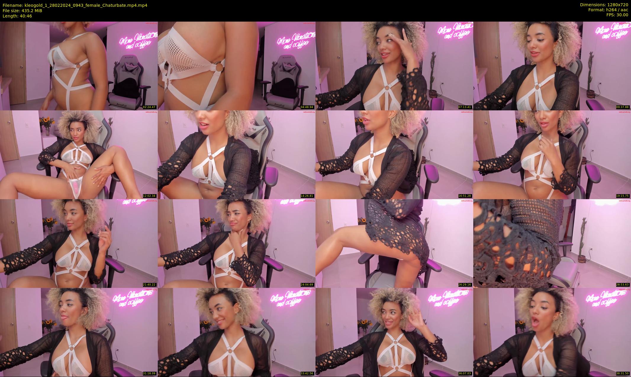 kleogold_1 — 41 minute Chaturbate female cam show recording, 720p, Feb 28, 2024