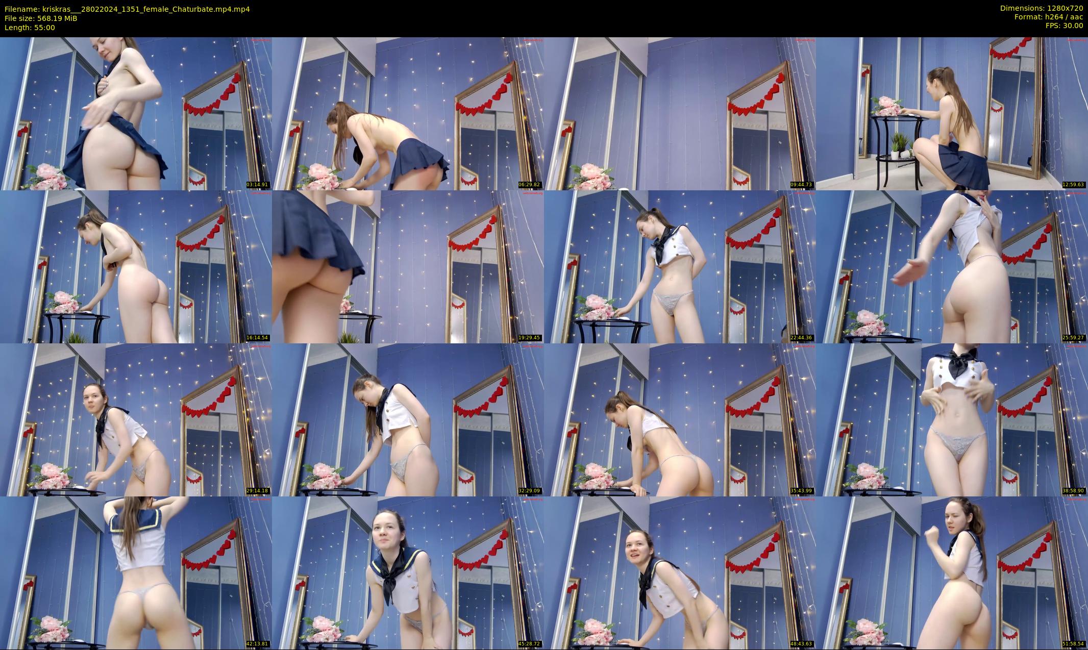 kriskras__ — 55 minute Chaturbate female cam show recording, 720p, Feb 28, 2024