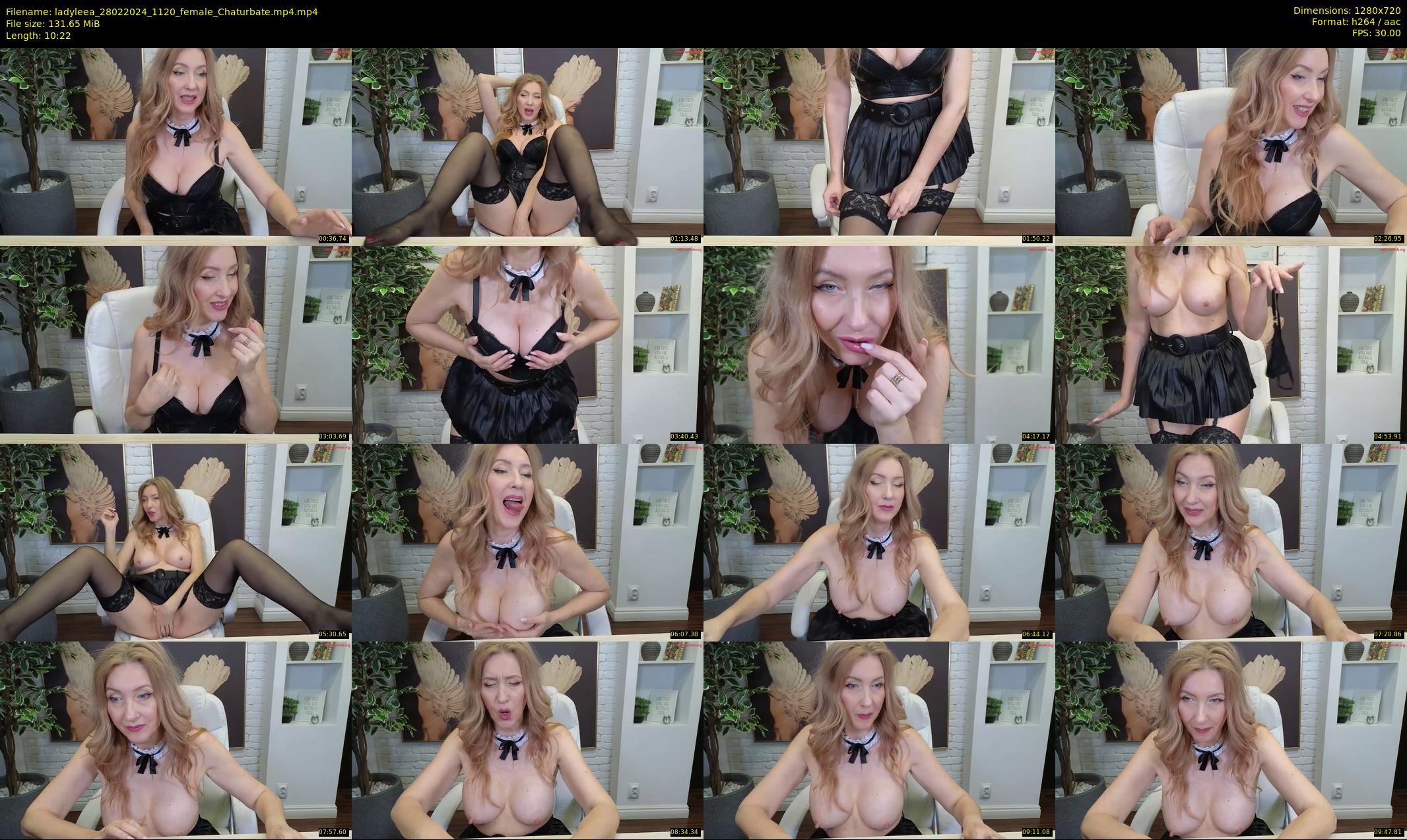 ladyleea — 11 minute Chaturbate female cam show recording, 720p, Feb 28, 2024