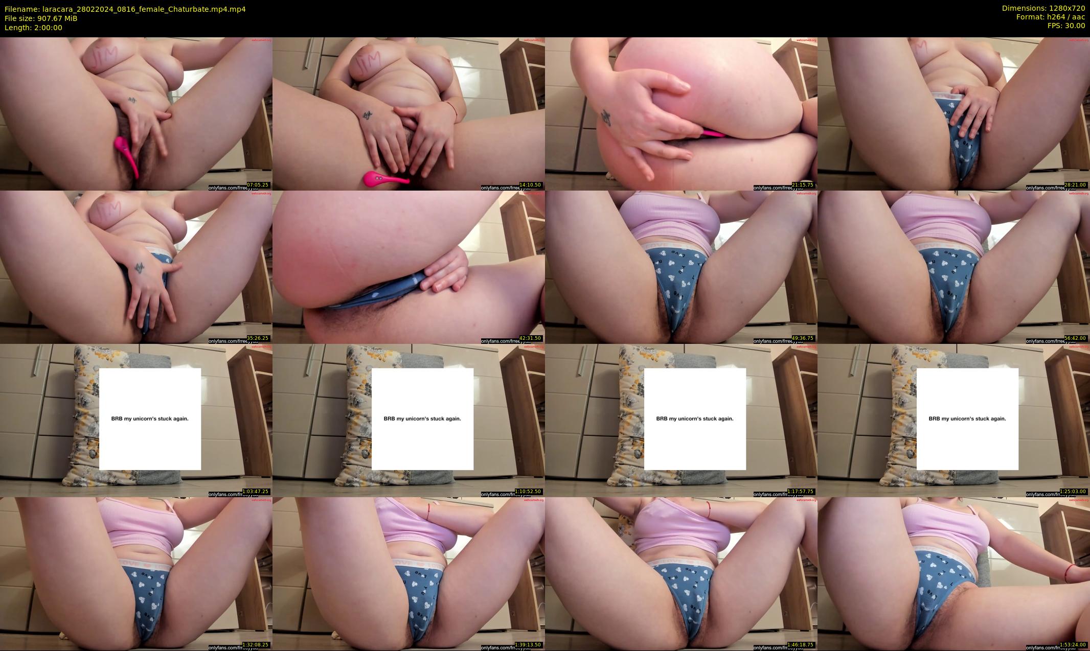 laracara — 120 minute Chaturbate female cam show recording, 720p, Feb 28, 2024