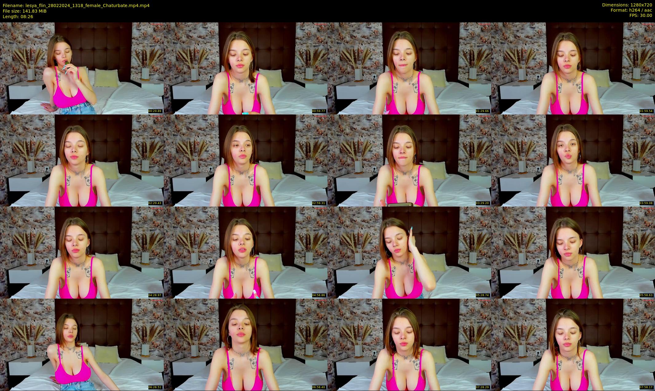 lesya_flin — 9 minute Chaturbate female cam show recording, 720p, Feb 28, 2024