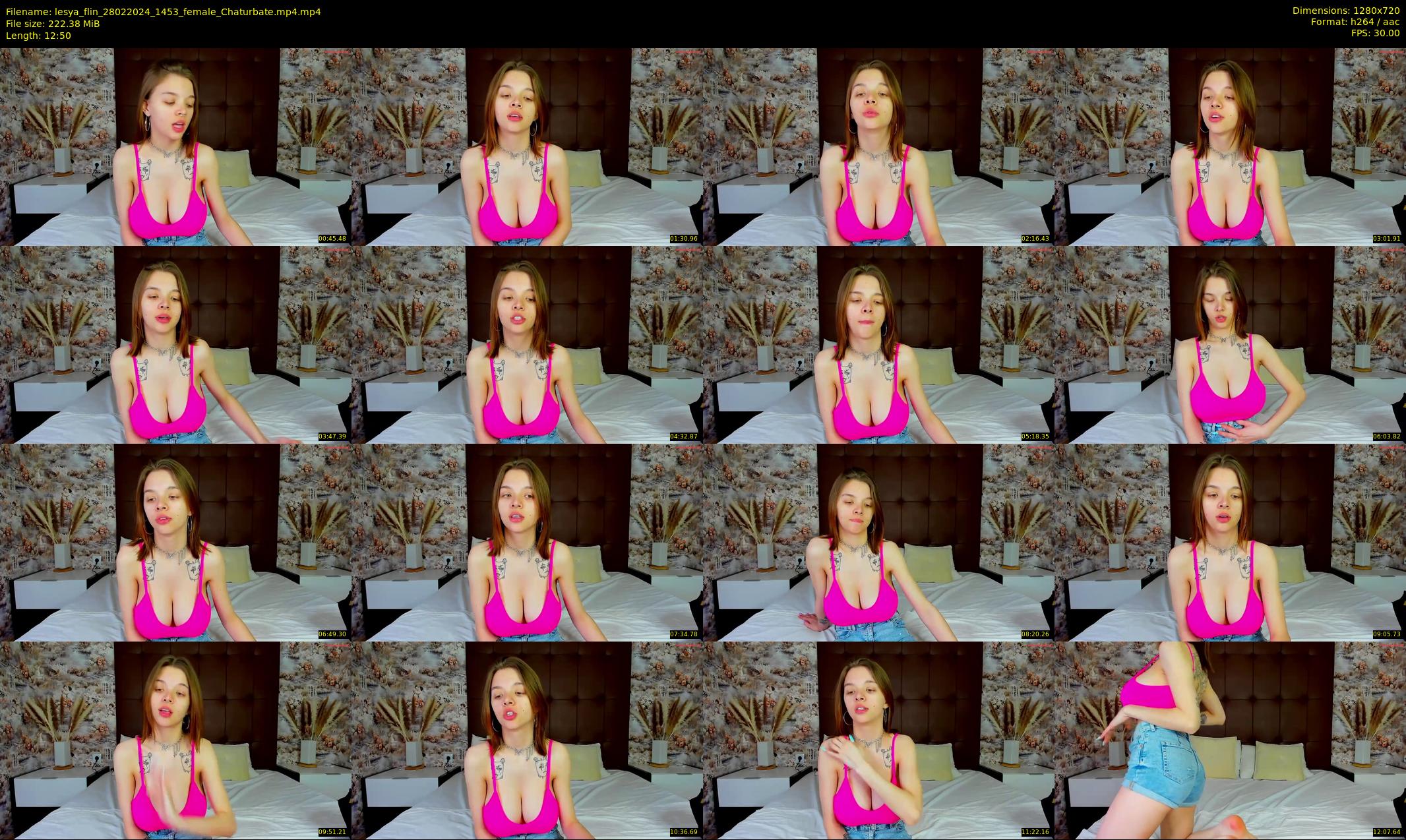 lesya_flin — 13 minute Chaturbate female cam show recording, 720p, Feb 28, 2024