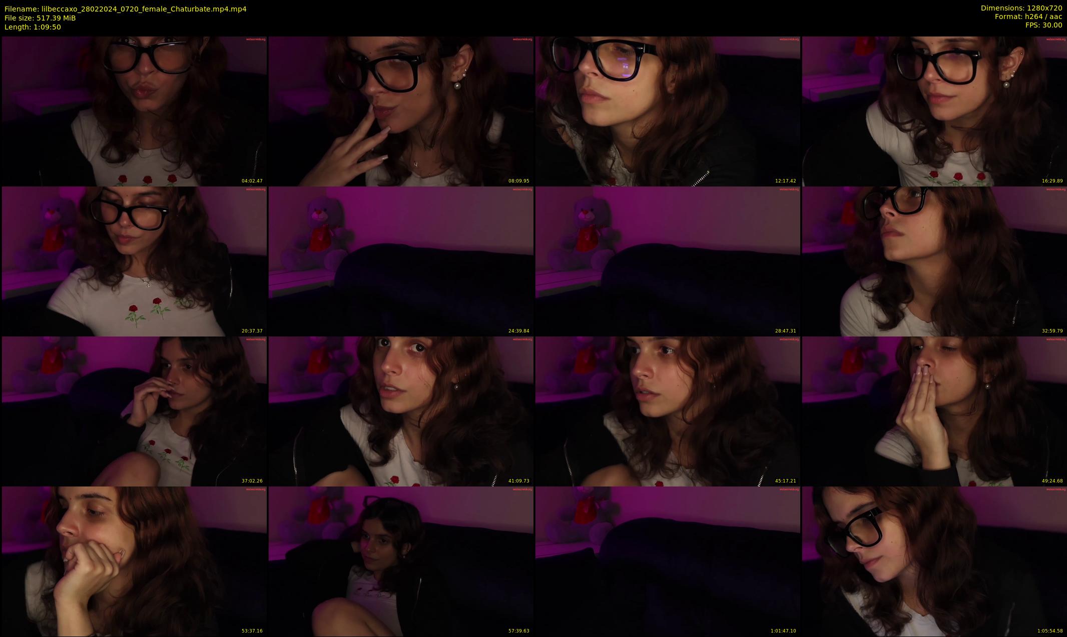 lilbeccaxo — 70 minute Chaturbate female cam show recording, 720p, Feb 28, 2024