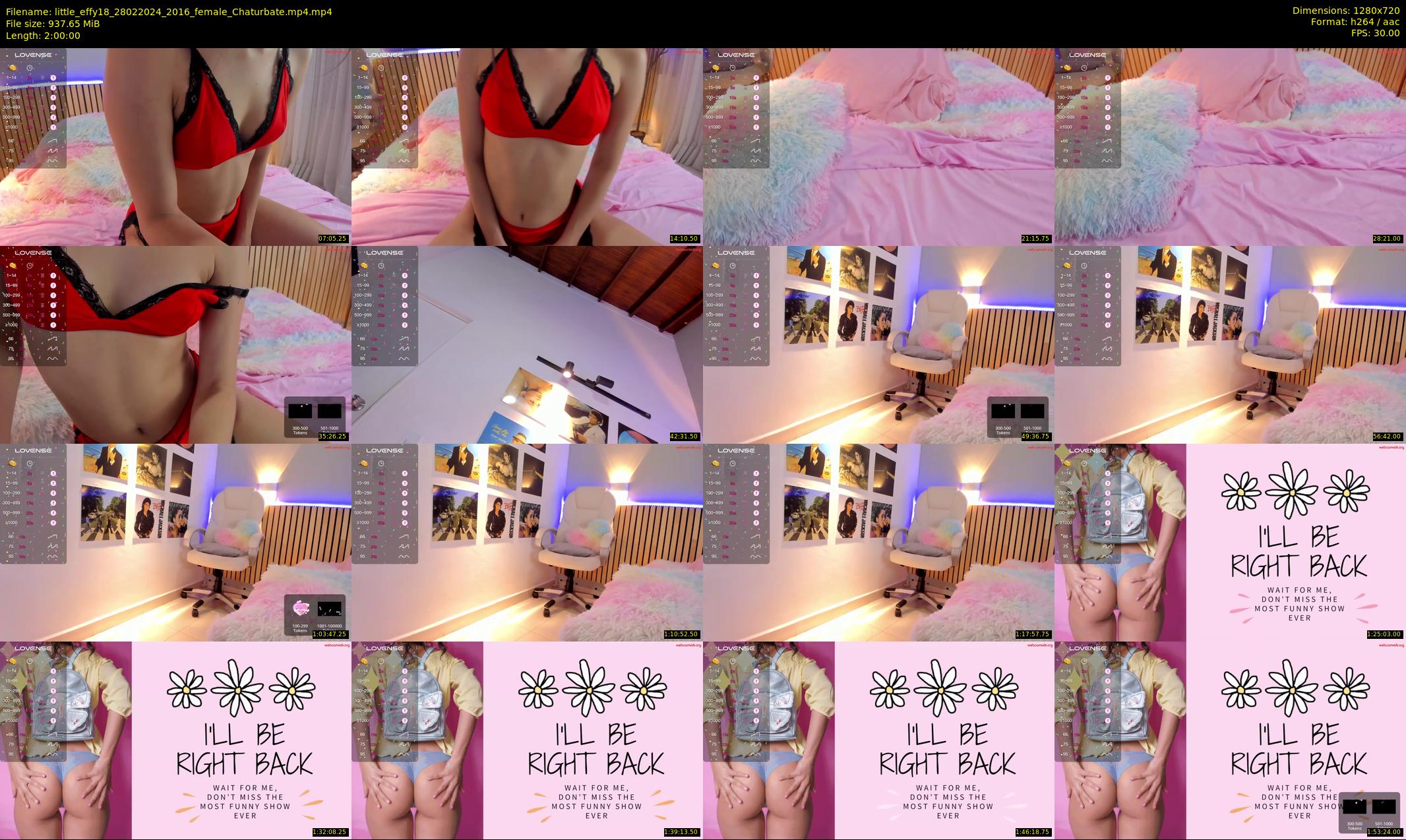 little_effy18 — 120 minute Chaturbate female cam show recording, 720p, Feb 28, 2024