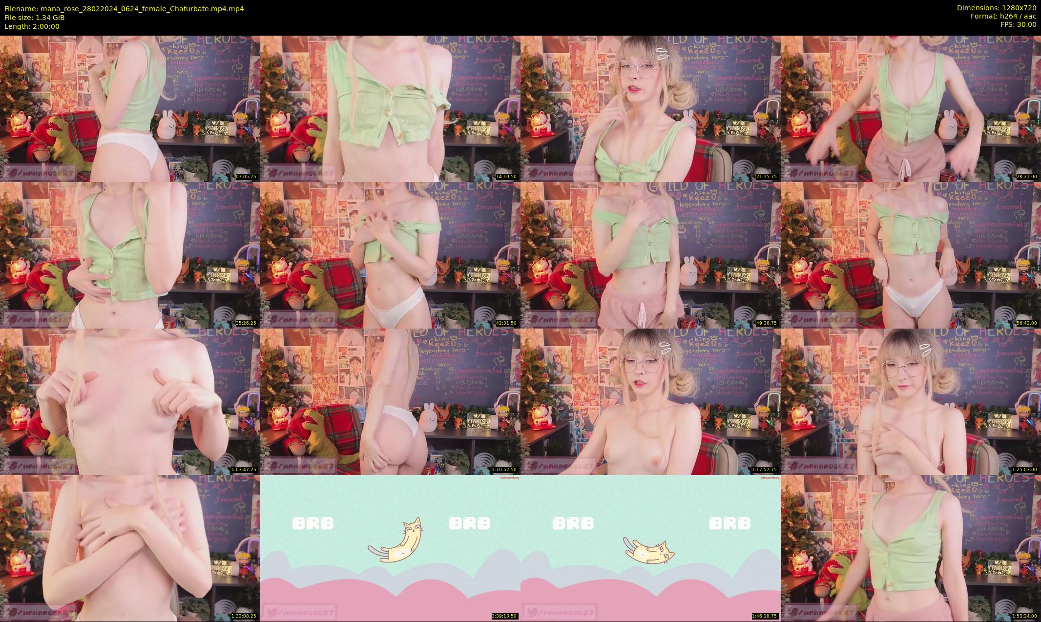 mana_rose — 120 minute Chaturbate female cam show recording, 720p, Feb 28, 2024