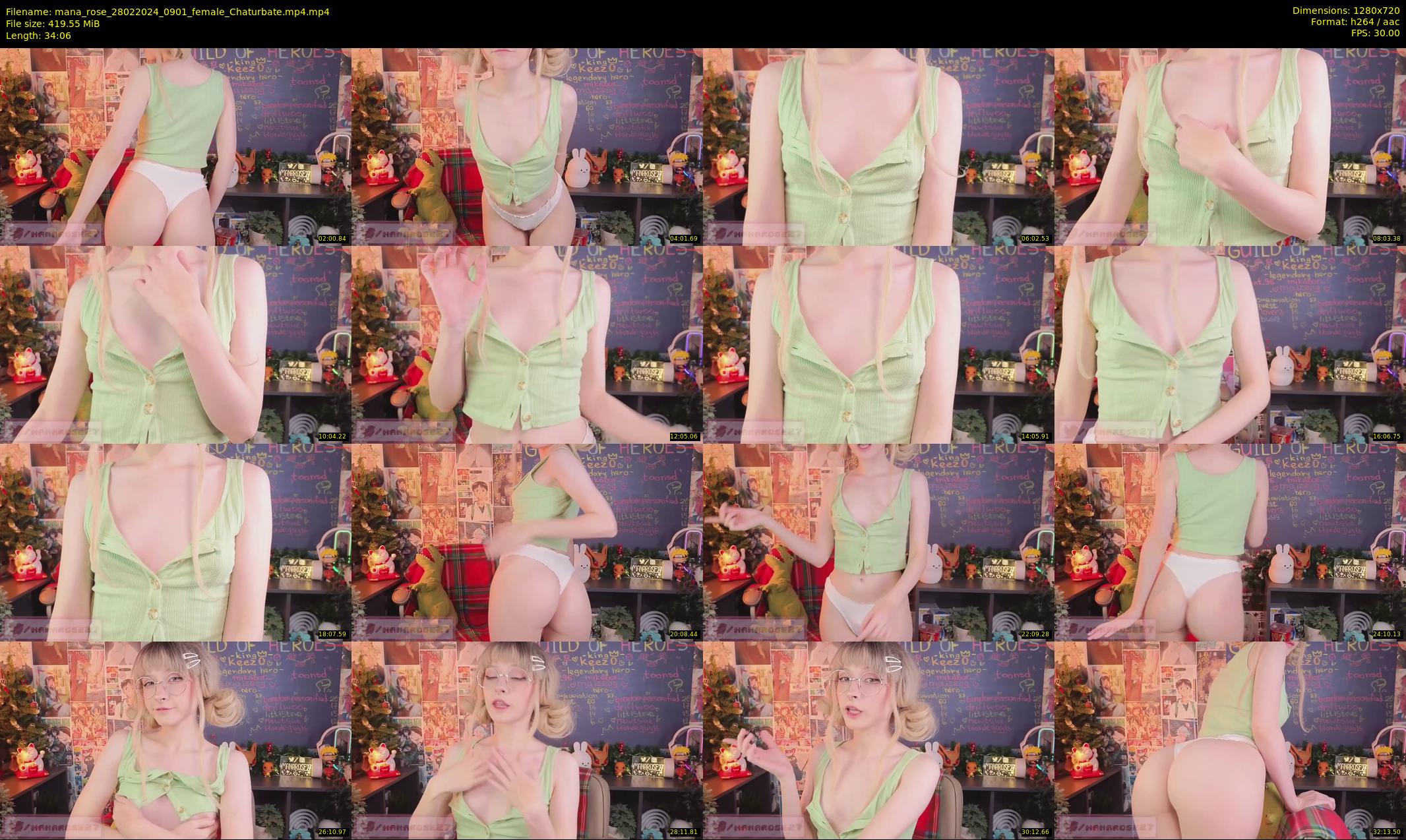 mana_rose — 35 minute Chaturbate female cam show recording, 720p, Feb 28, 2024