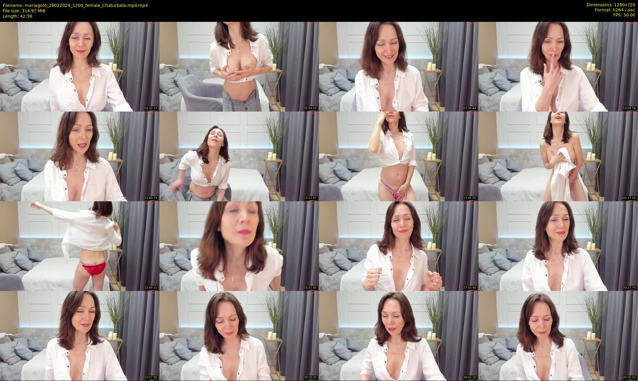 mariagold — 43 minute Chaturbate female cam show recording, 720p, Feb 28, 2024