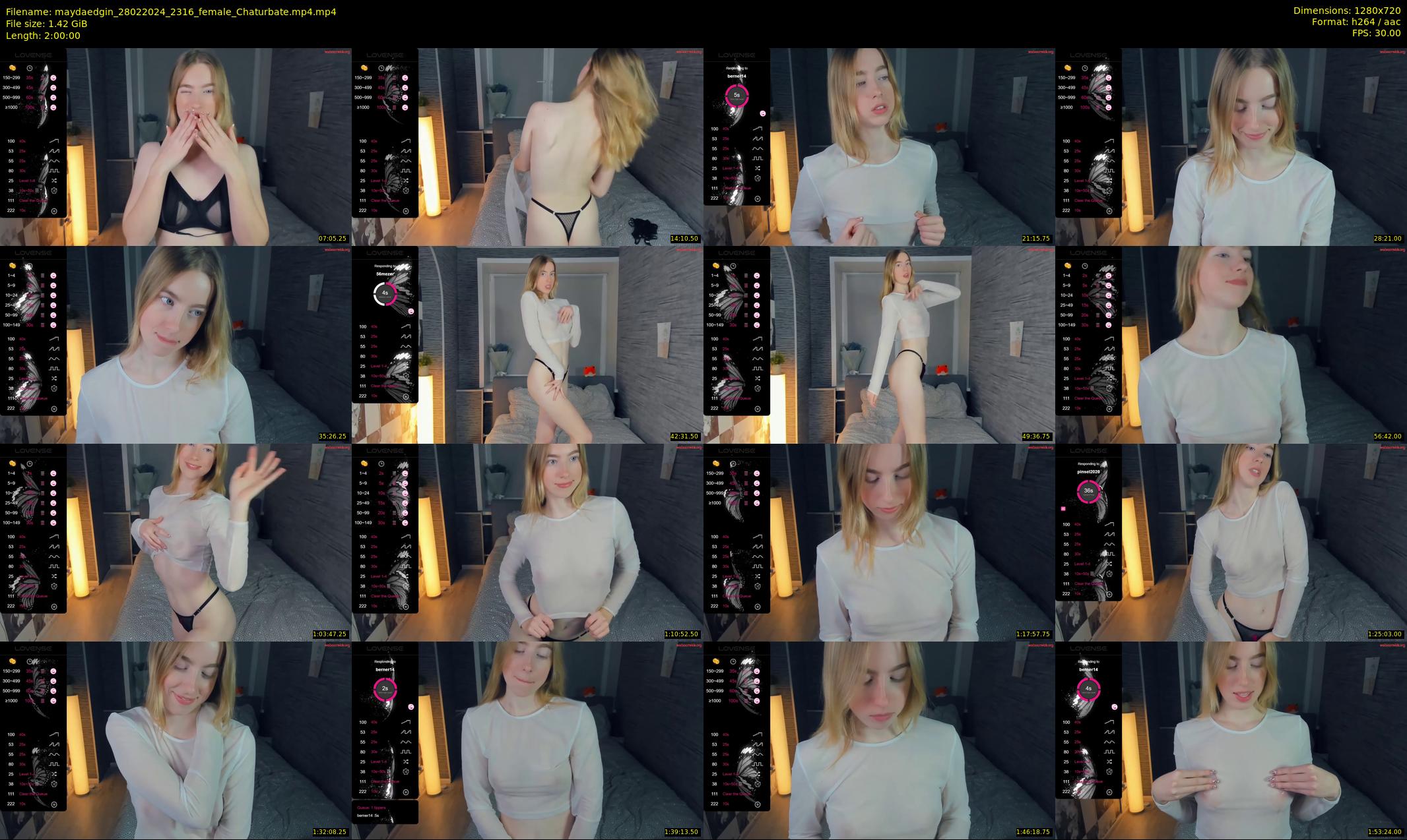 maydaedgin — 120 minute Chaturbate female cam show recording, 720p, Feb 28, 2024