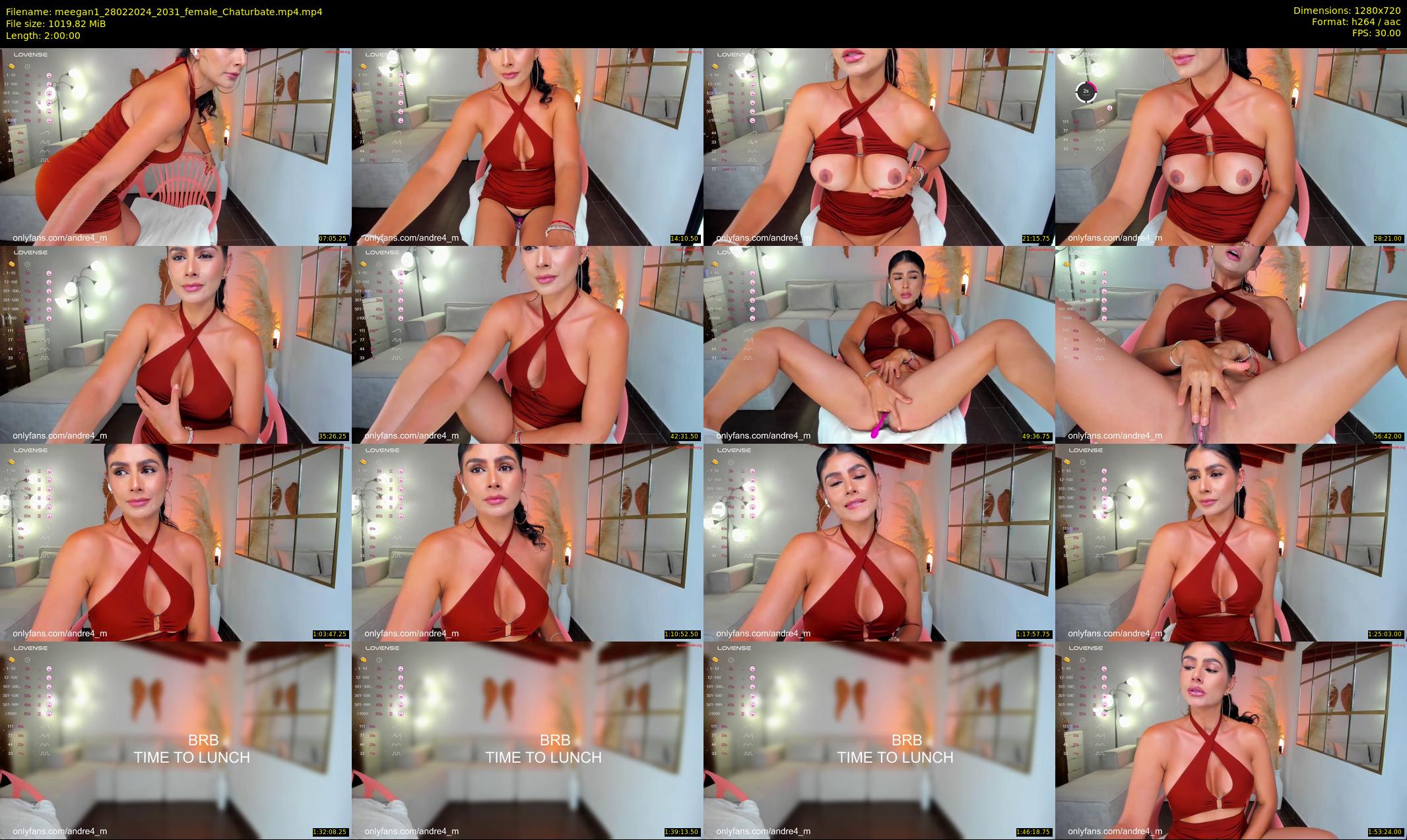 meegan1 — 120 minute Chaturbate female cam show recording, 720p, Feb 28, 2024