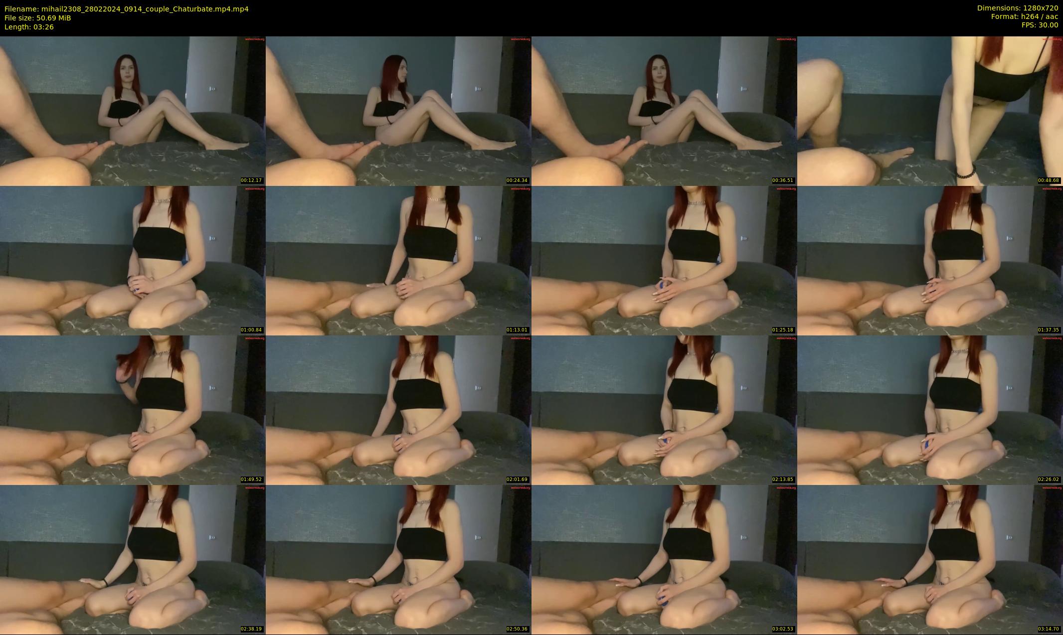 mihail2308 — 4 minute Chaturbate couple cam show recording, 720p, Feb 28, 2024